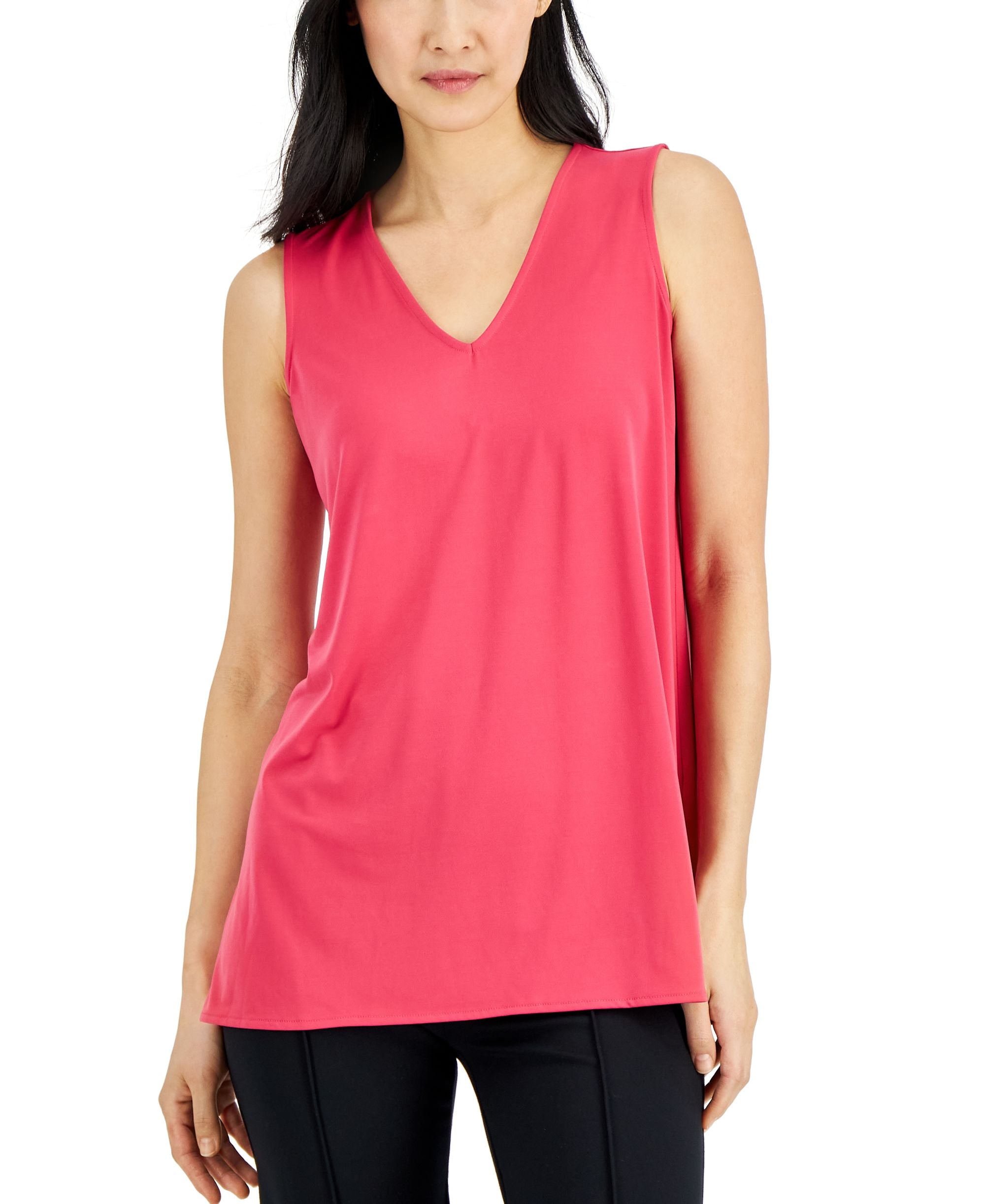 Alfani Womens V Neck Tunic