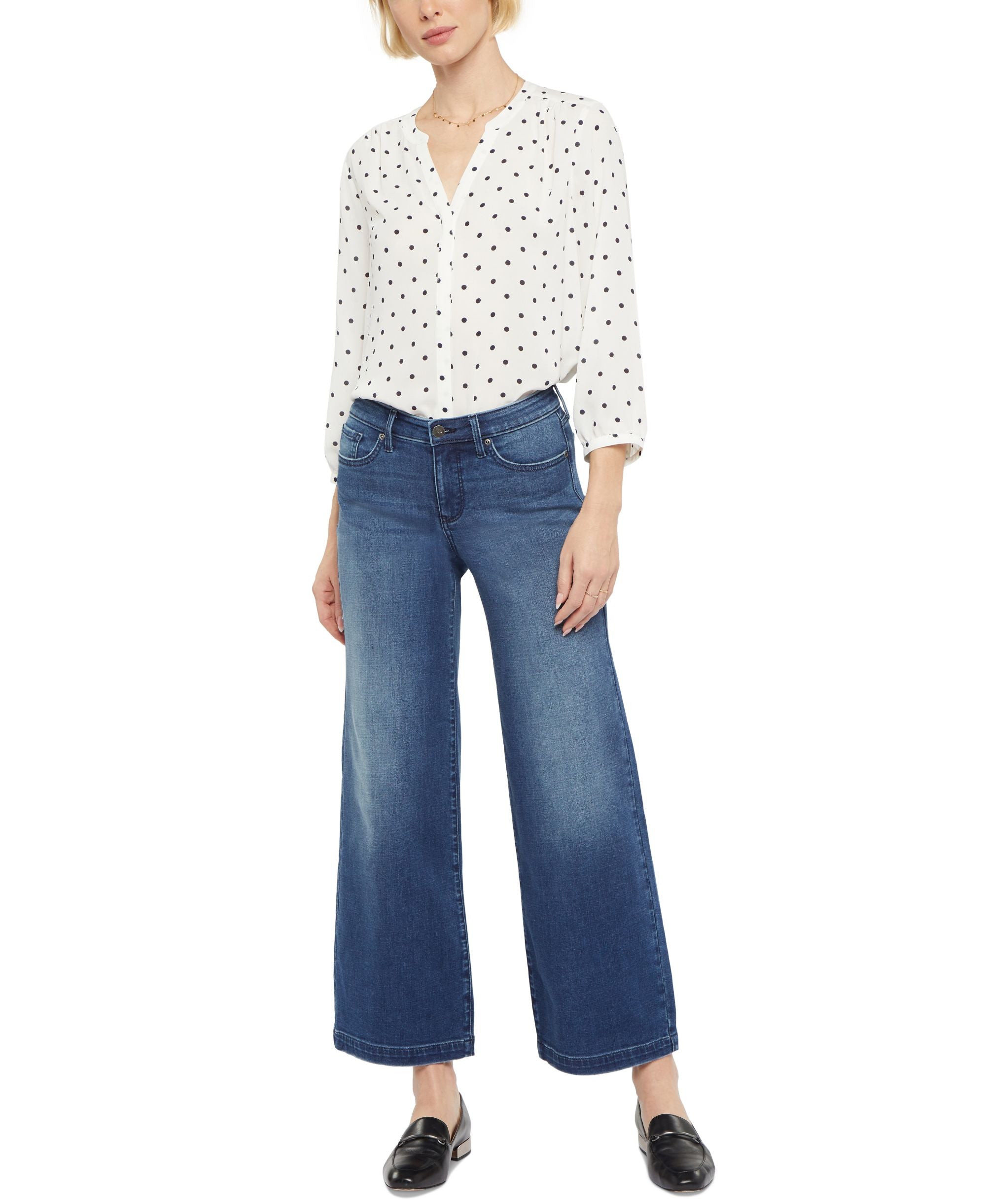 Nydj Teresa Wide Leg Ankle Jeans