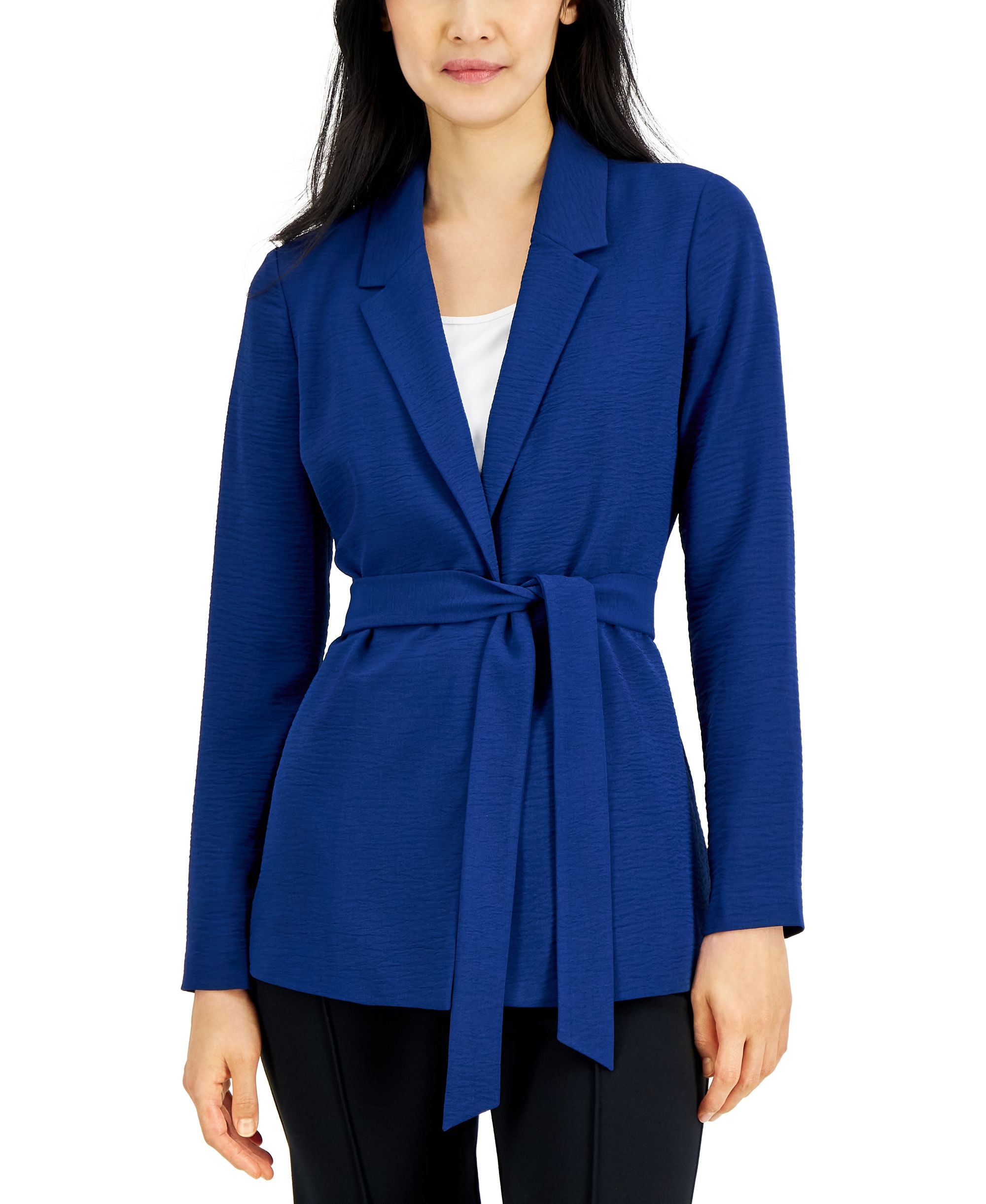 Alfani Womens Tie Blazer
