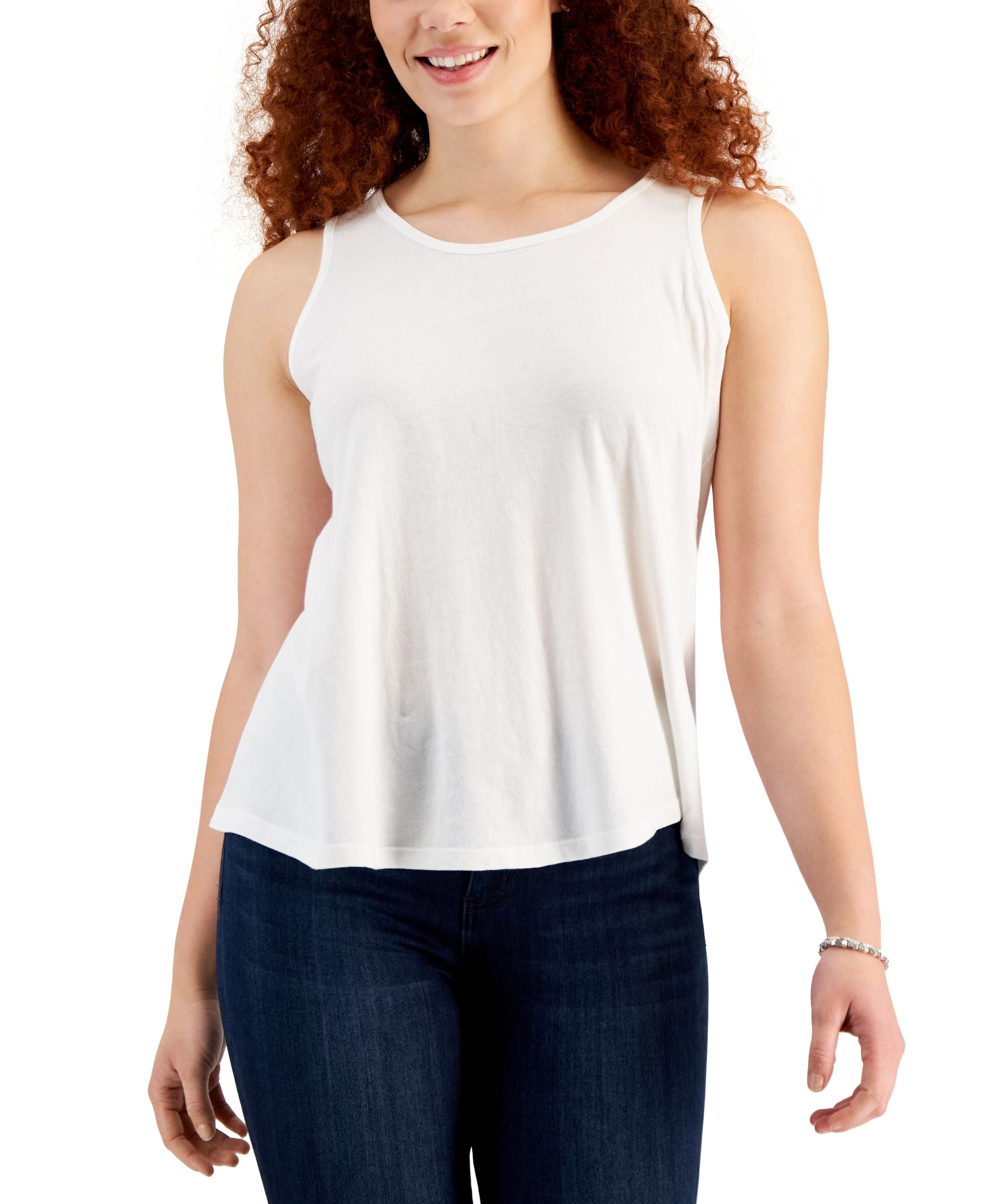 Style & Co Petite Cotton Sleeveless Tank