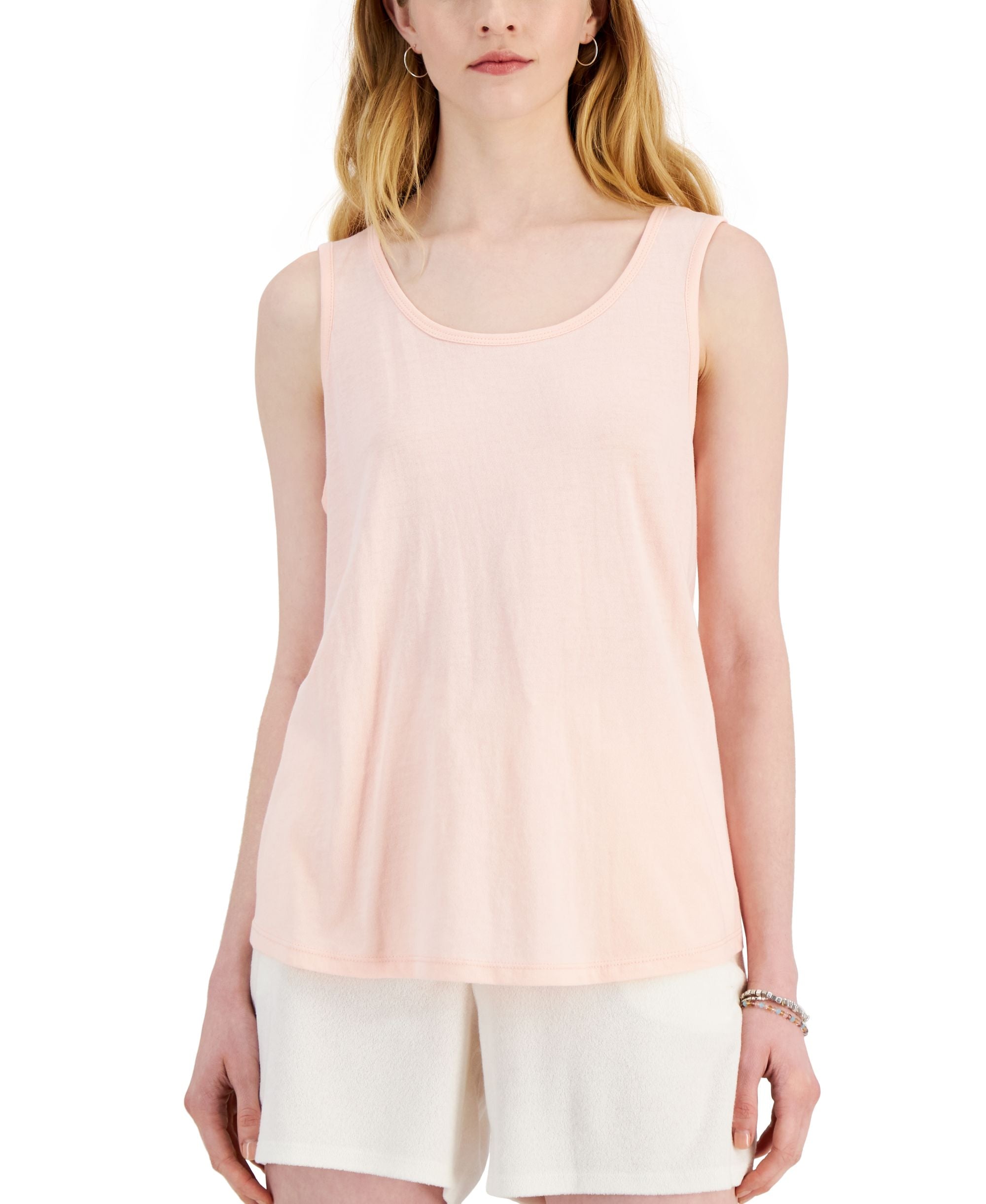 Style & Co Petite Cotton Sleeveless Tank