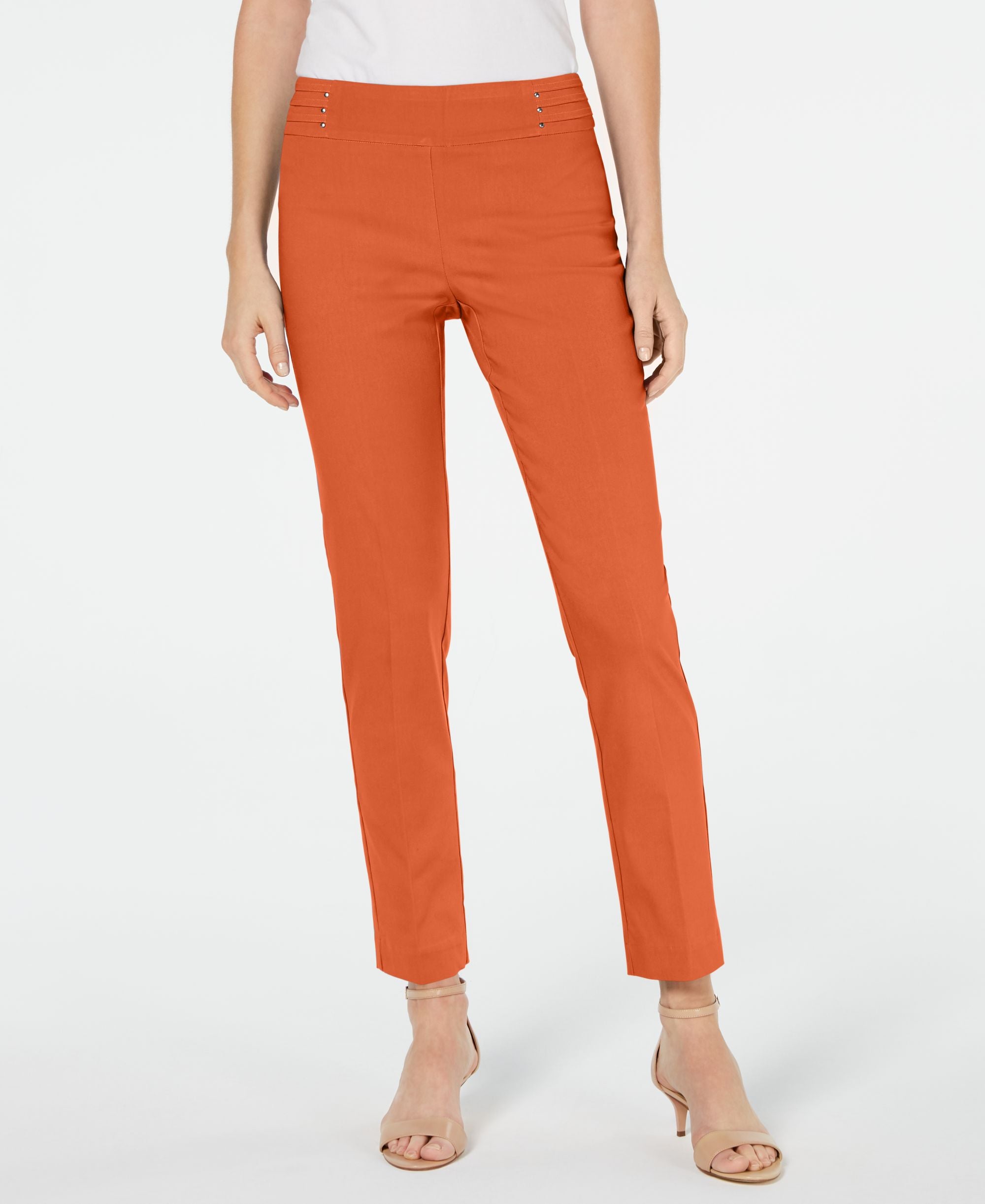 JM Collection Studded Pull On Pants