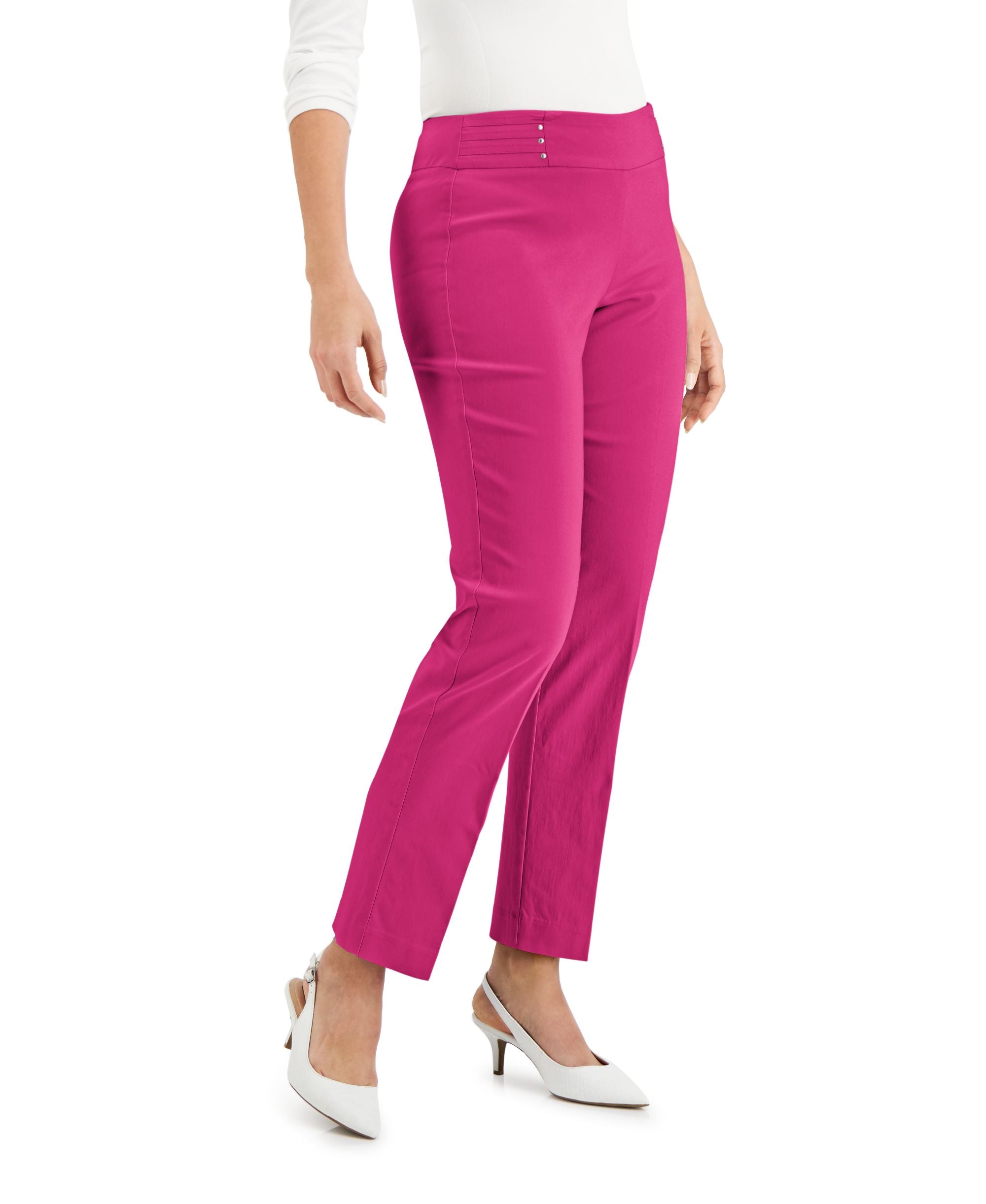 JM Collection Riveted Waist Trousers