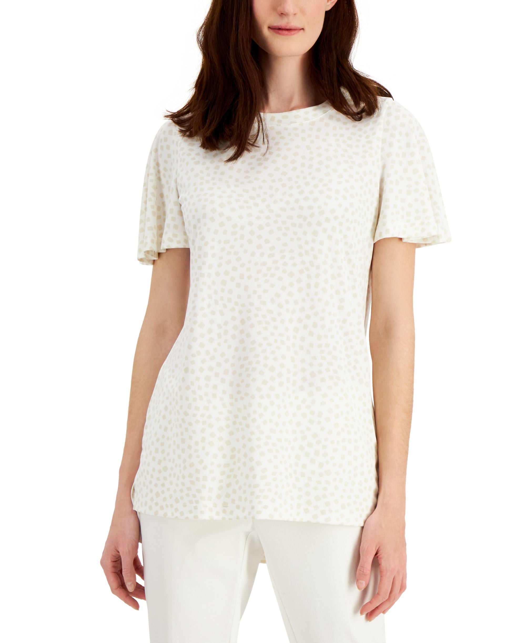 Alfani Flutter Sleeve T-Shirt