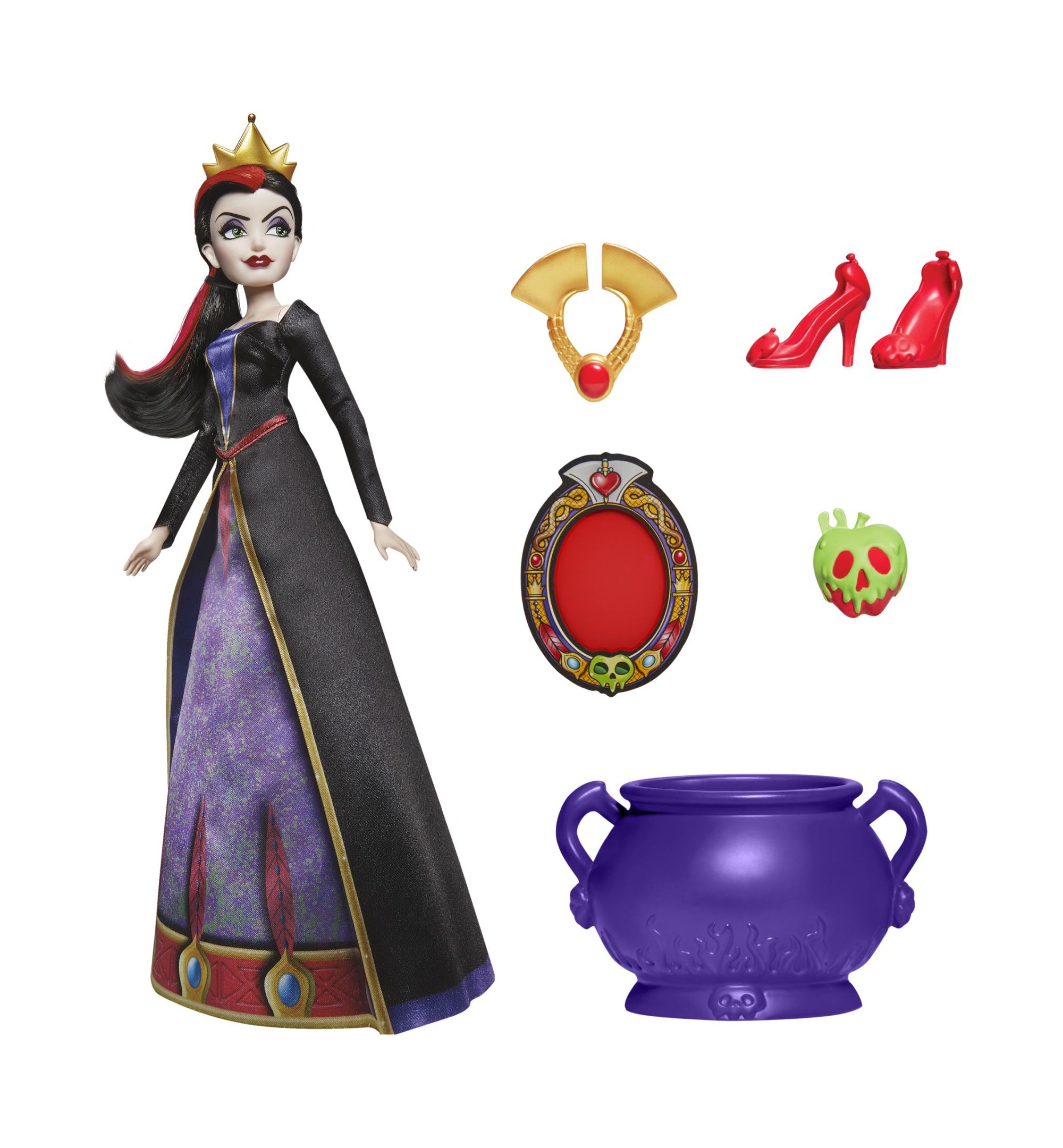 CLOSEOUT! Disney Villains Evil Queen Fashion Doll Set, 8 Pieces