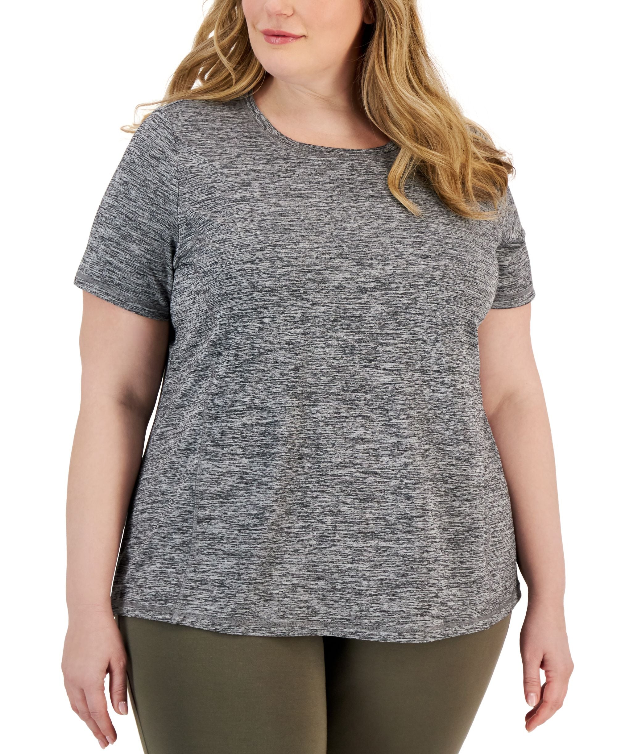 Karen Scott Plus Size Space Dyed T-Shirt