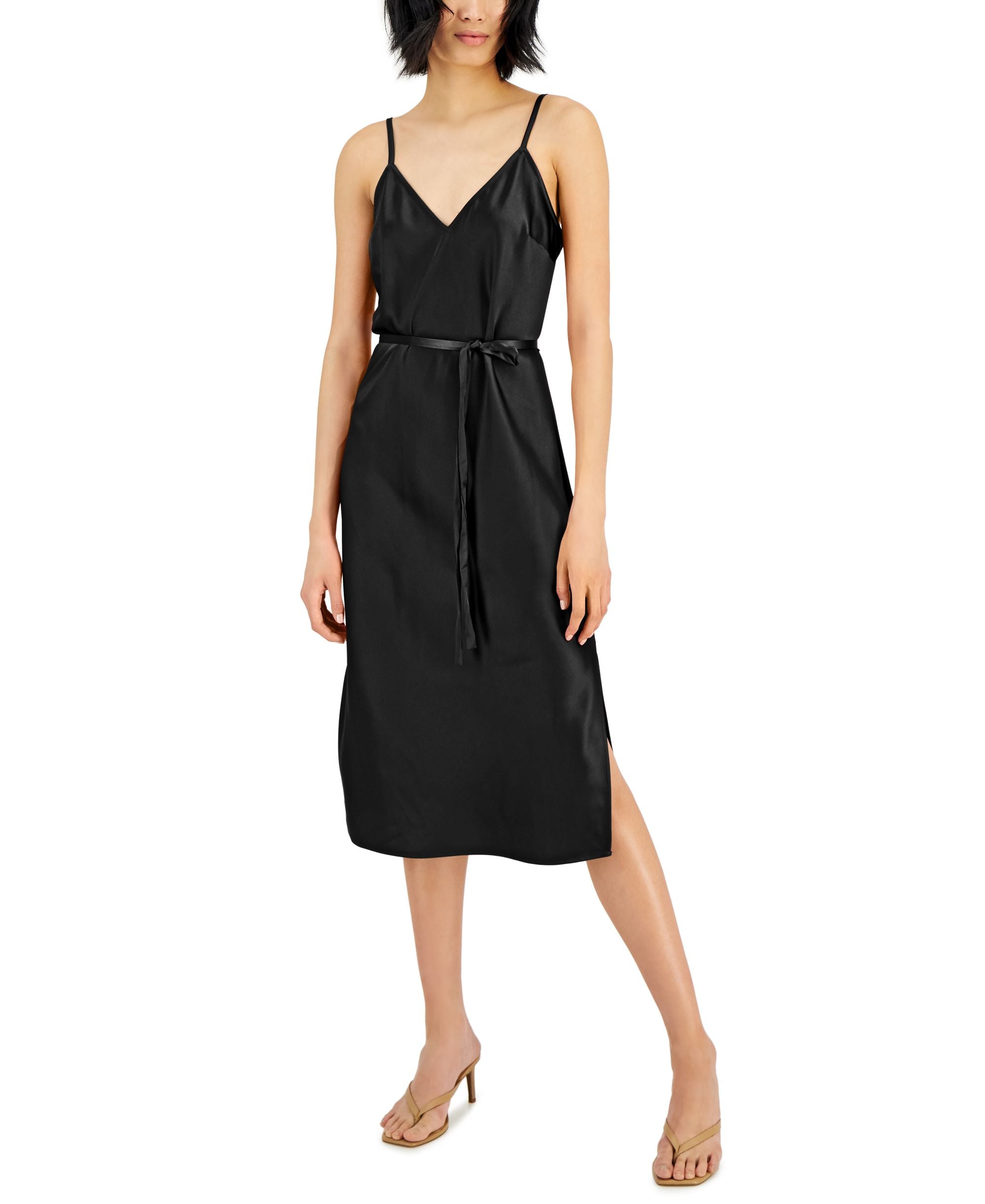INC International Concepts Side Slit Slip Dress