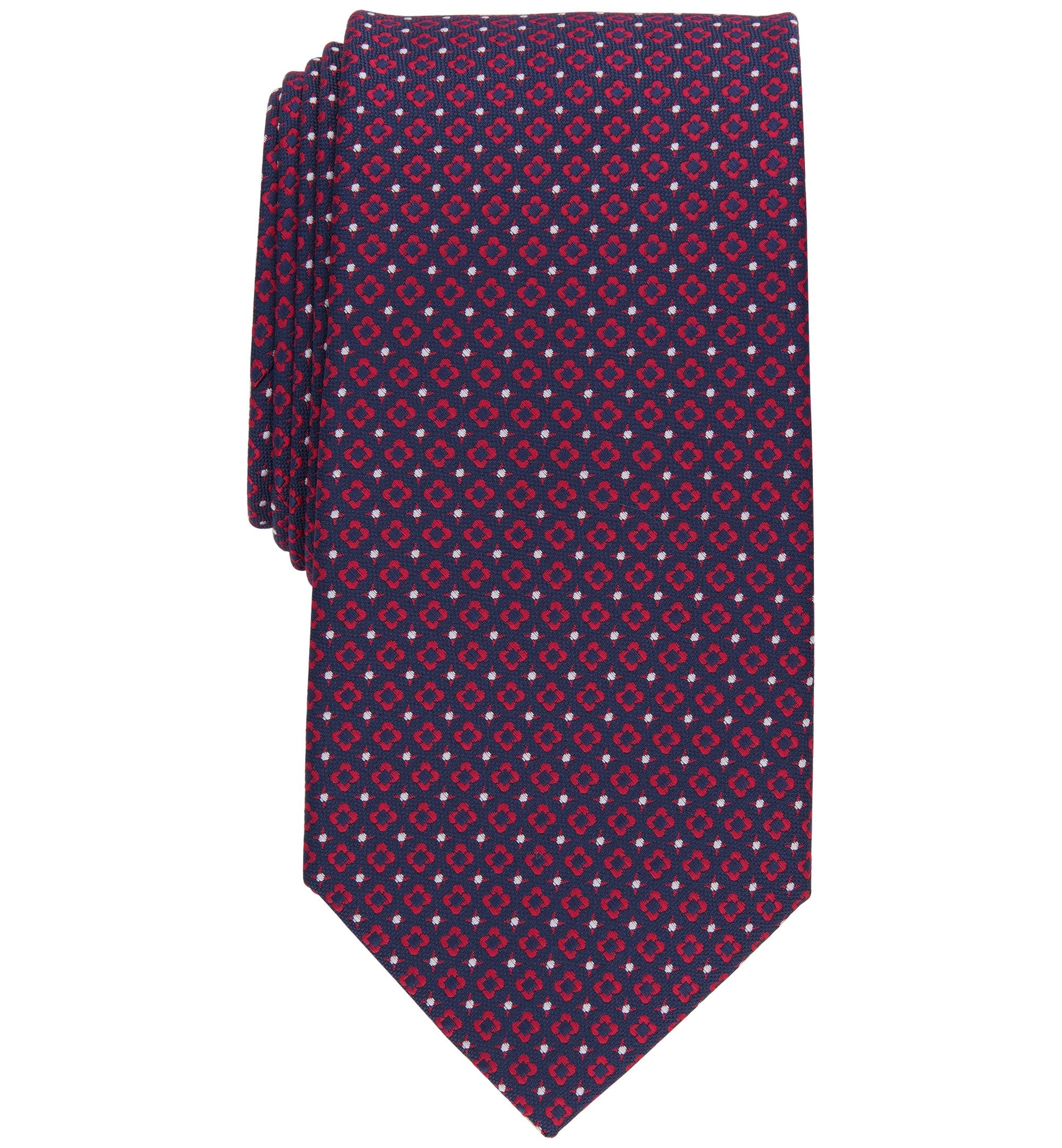 Men's Classic Floral Medallion Neat Tie