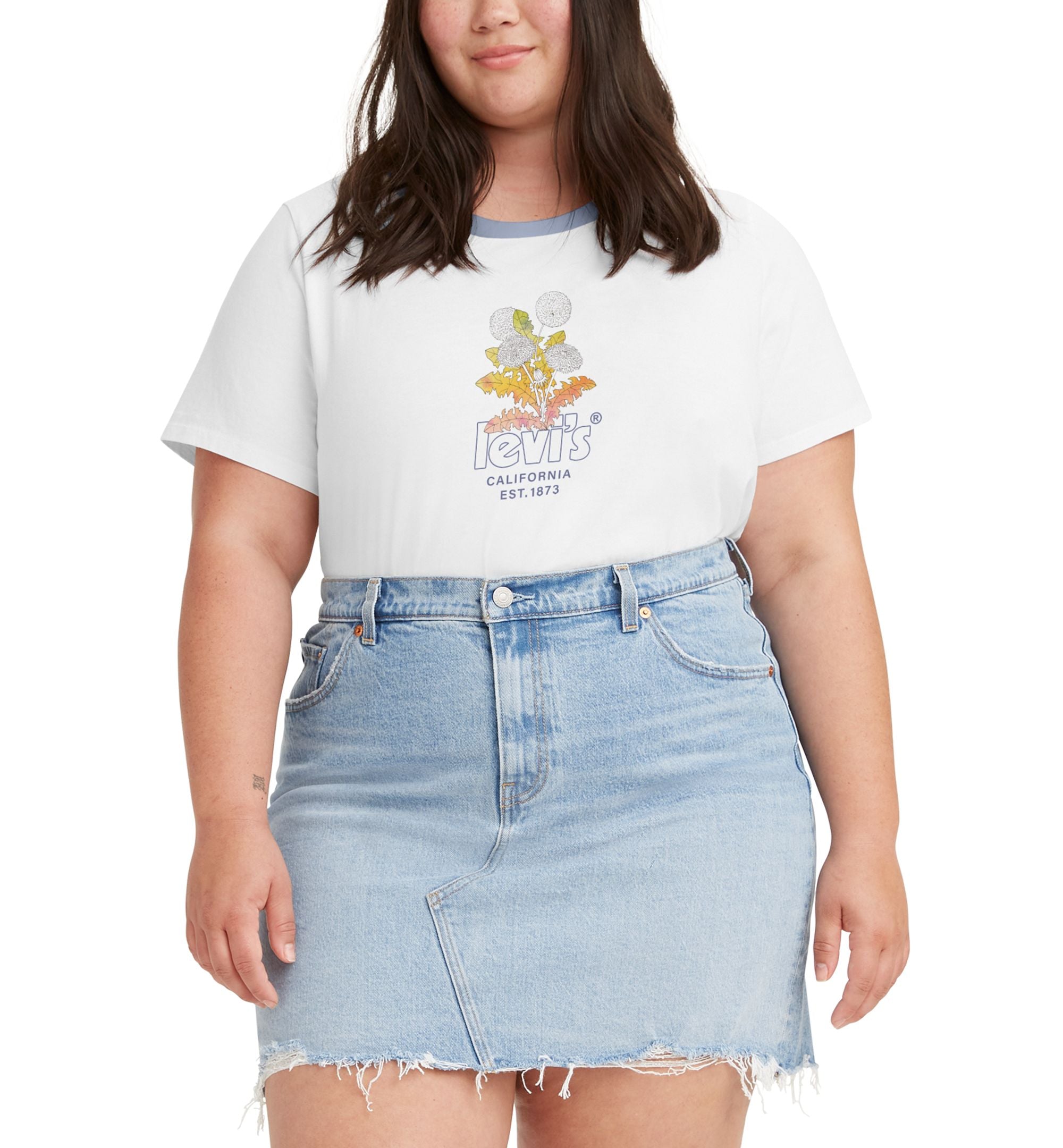 Levis Trendy Plus Size Cropped Jordie T-Shirt