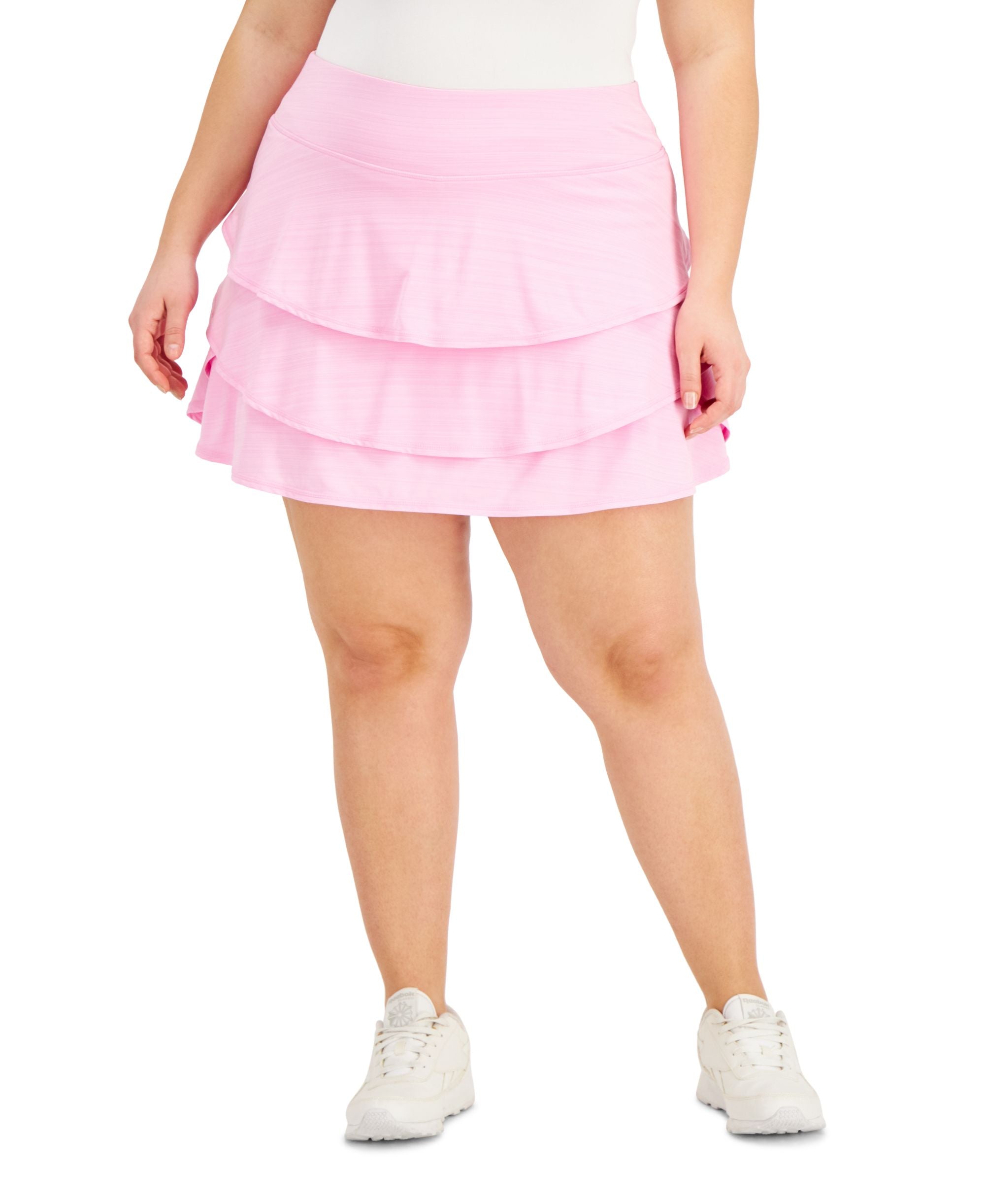 ID Ideology Plus Size Ruffled Skort