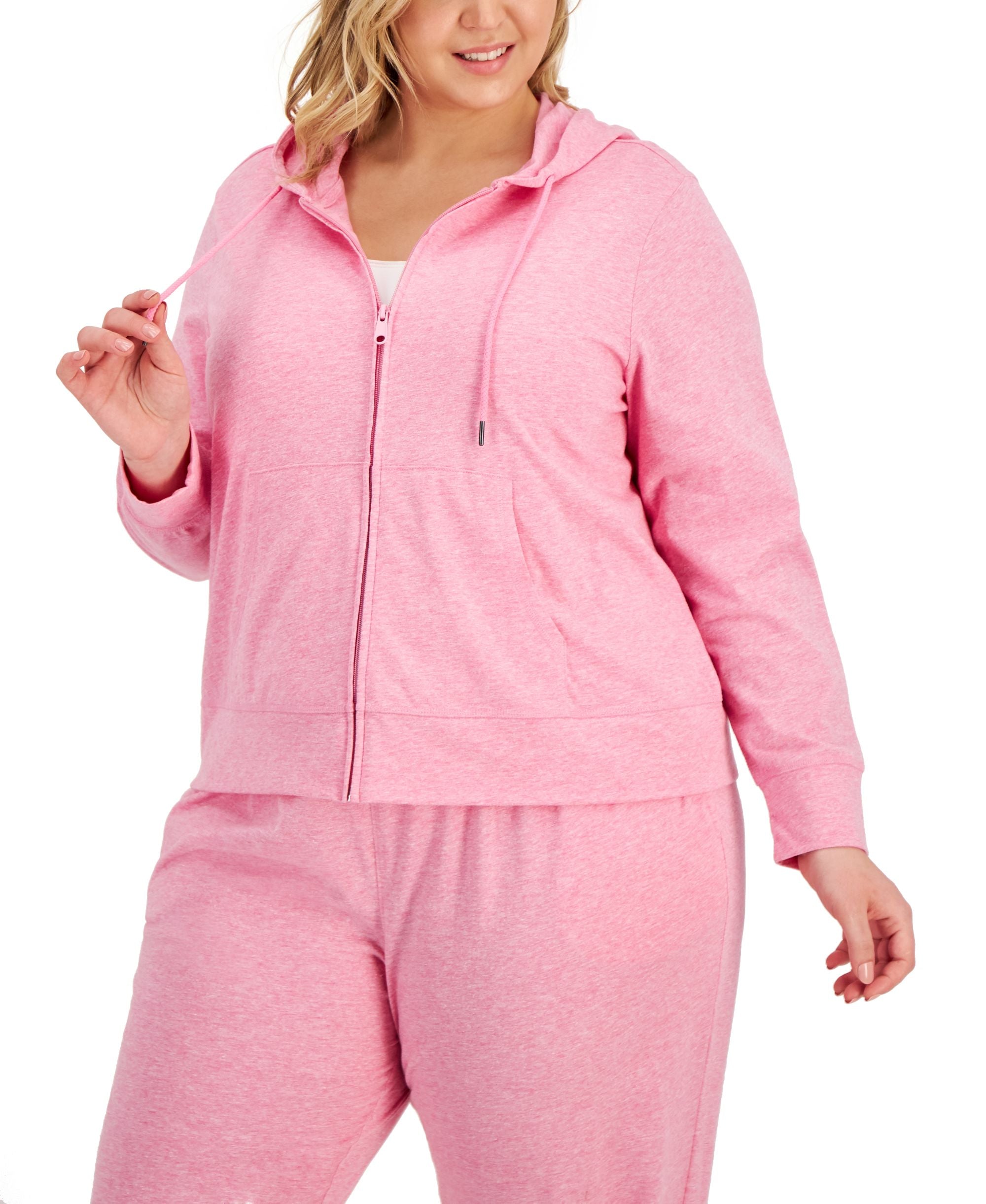 ID Ideology Plus Size Full Zip Hooded Jacket