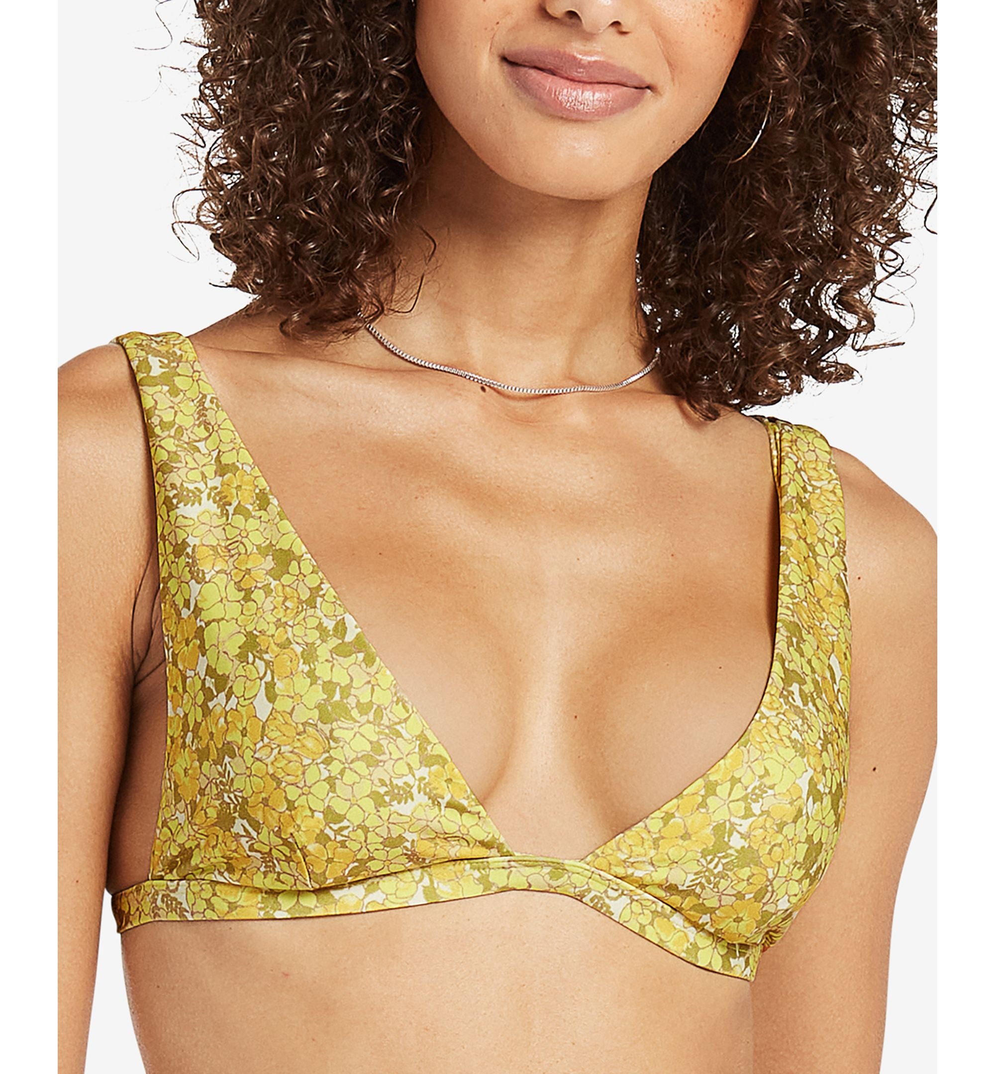 Juniors' Everything Bud Printed Bikini Top