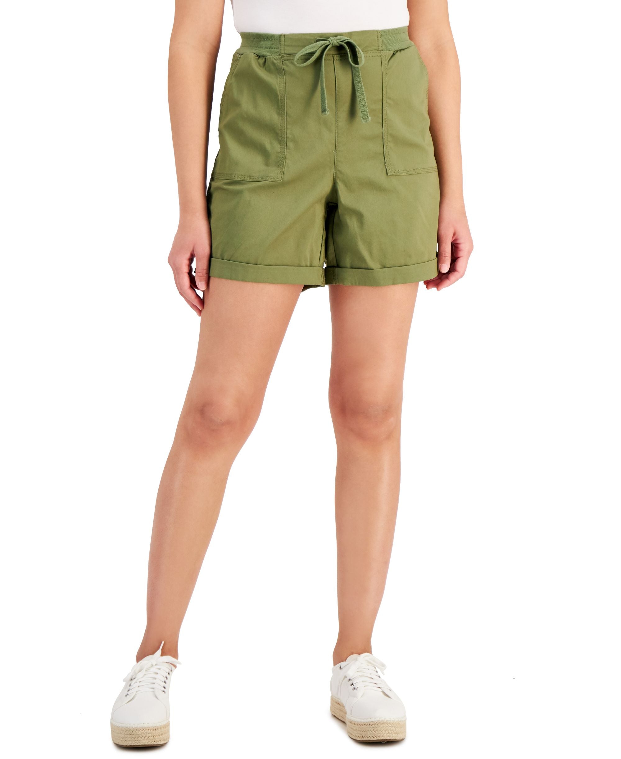 Style & Co Petite Utility Drawstring Shorts