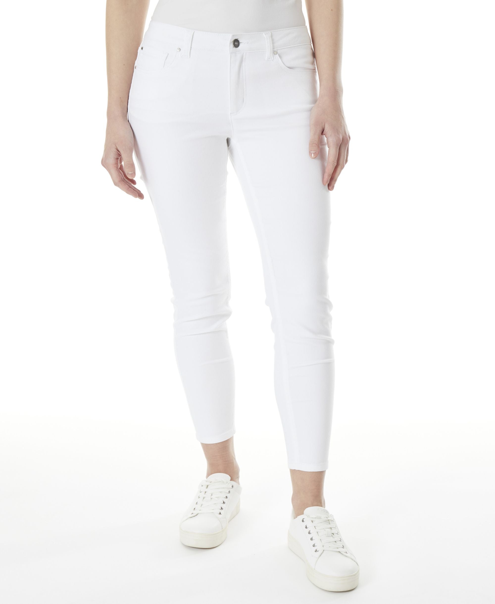 Jones New York Womens Lexington Ankle Natural Waist Skinny Jeans