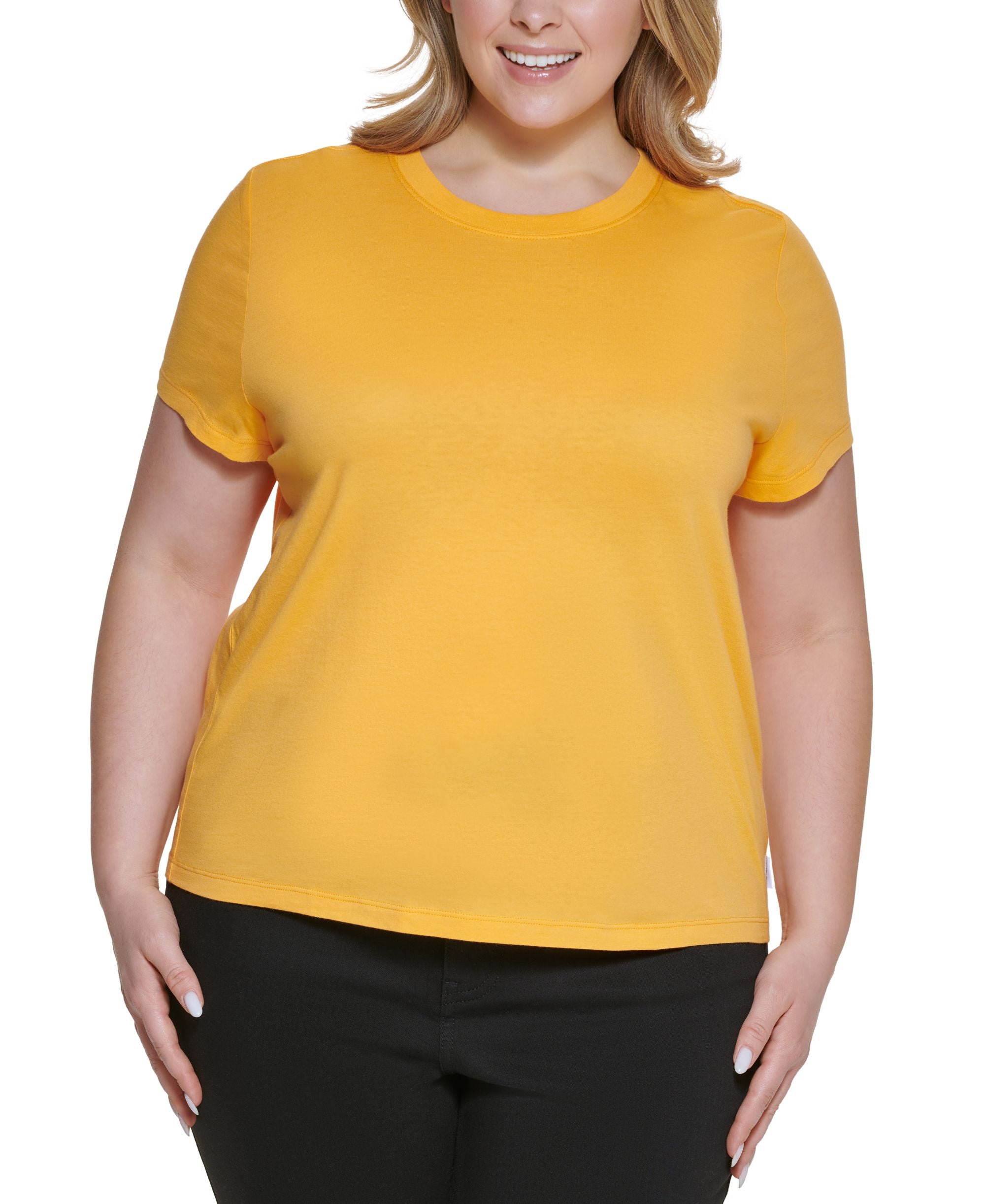 Calvin Klein Jeans Trendy Plus Size Boxy Fit T-Shirt