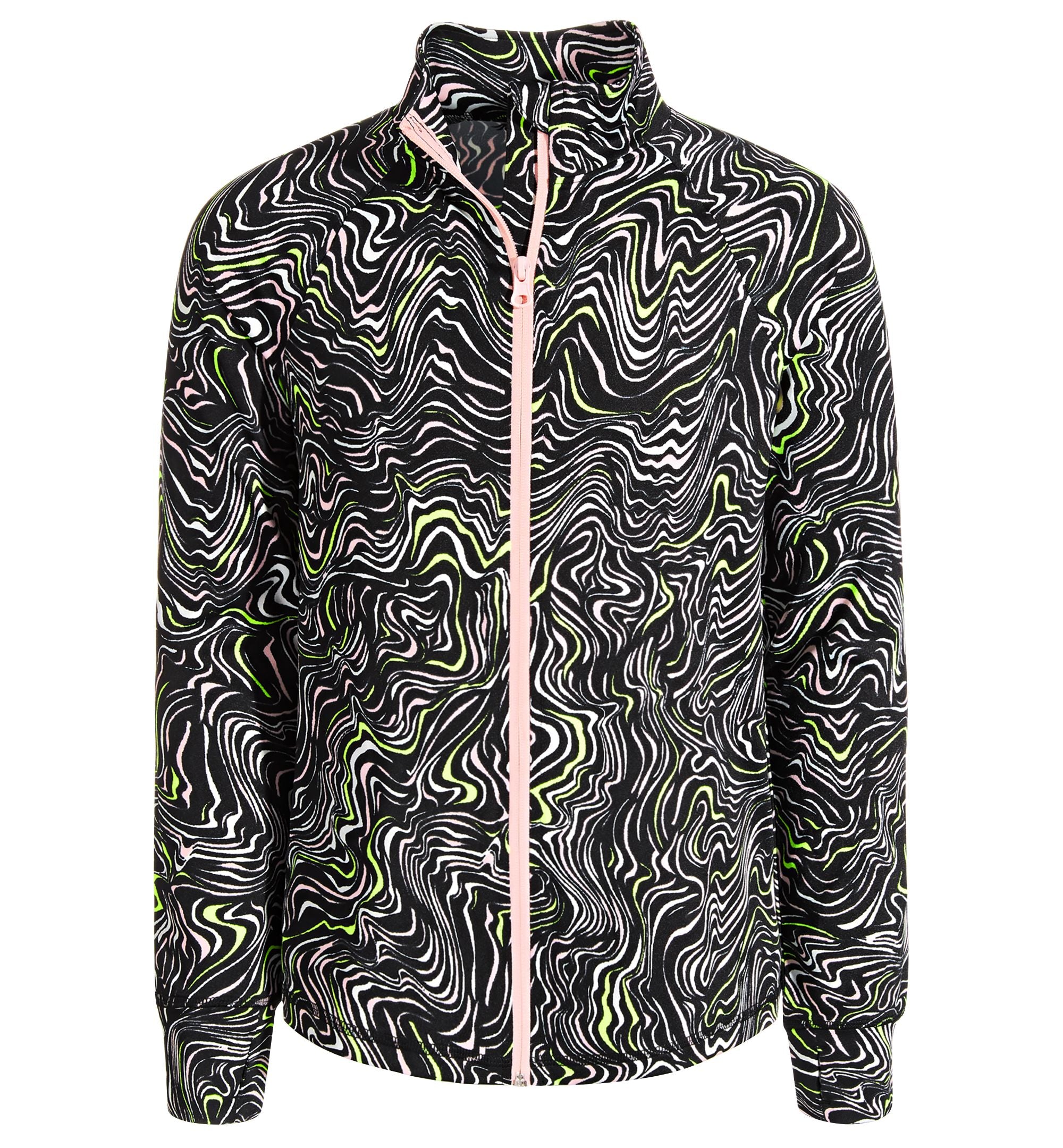 ID Ideology Big Girls Marble Print Jacket