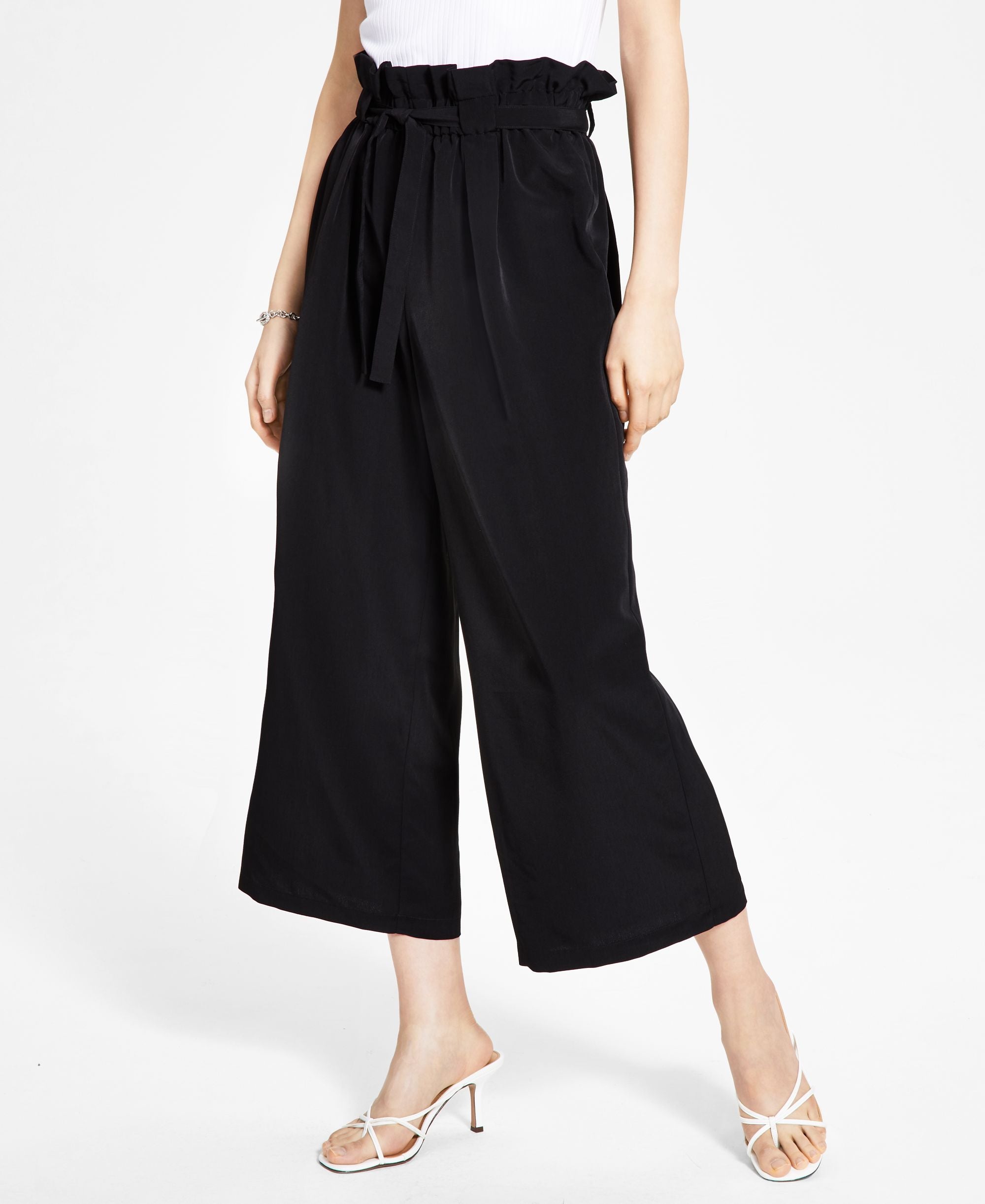 Tinsel Petite Challis Wide-Leg Pants