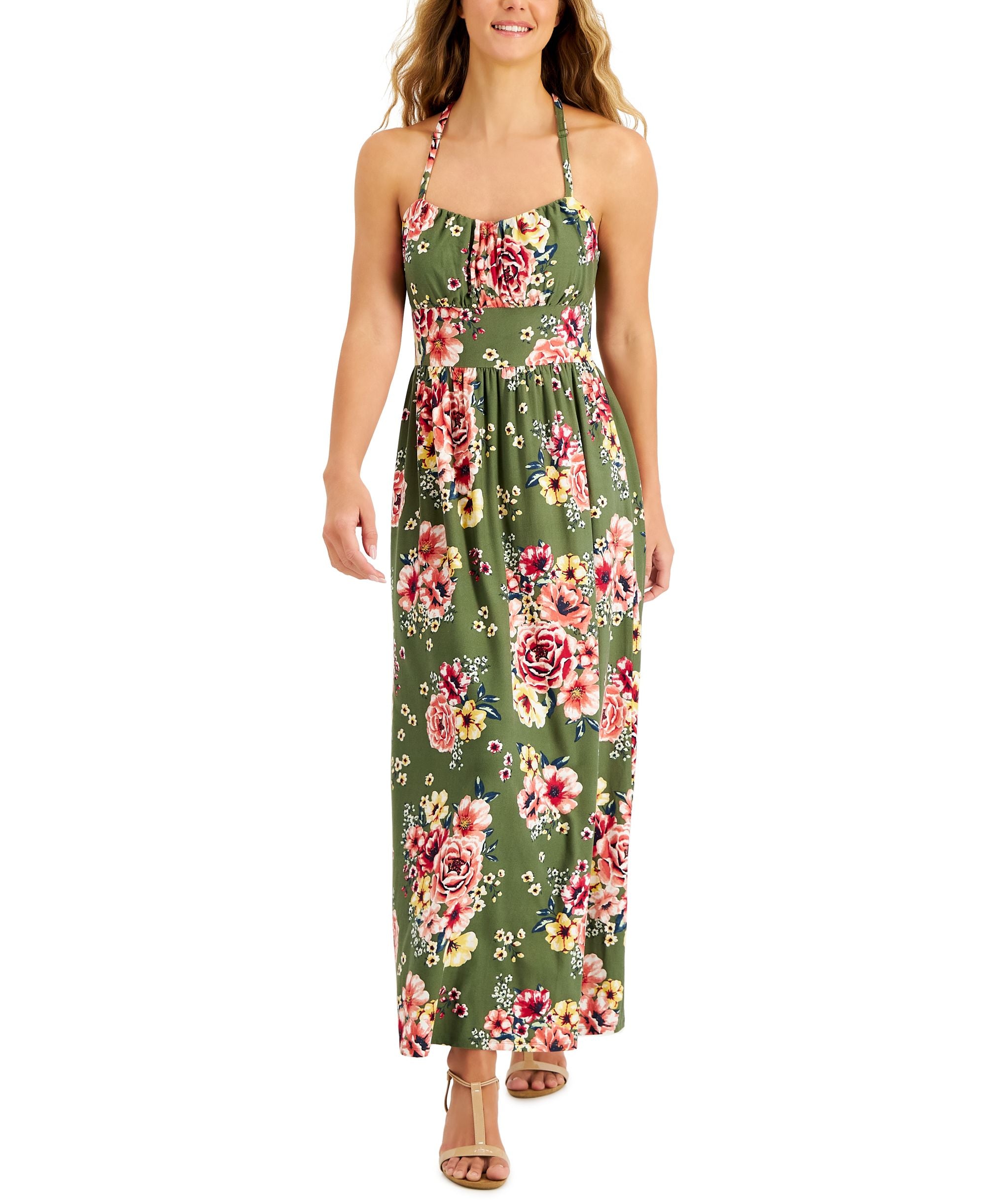 Jamie Layla Petite Floral Print Empire Maxi Dress