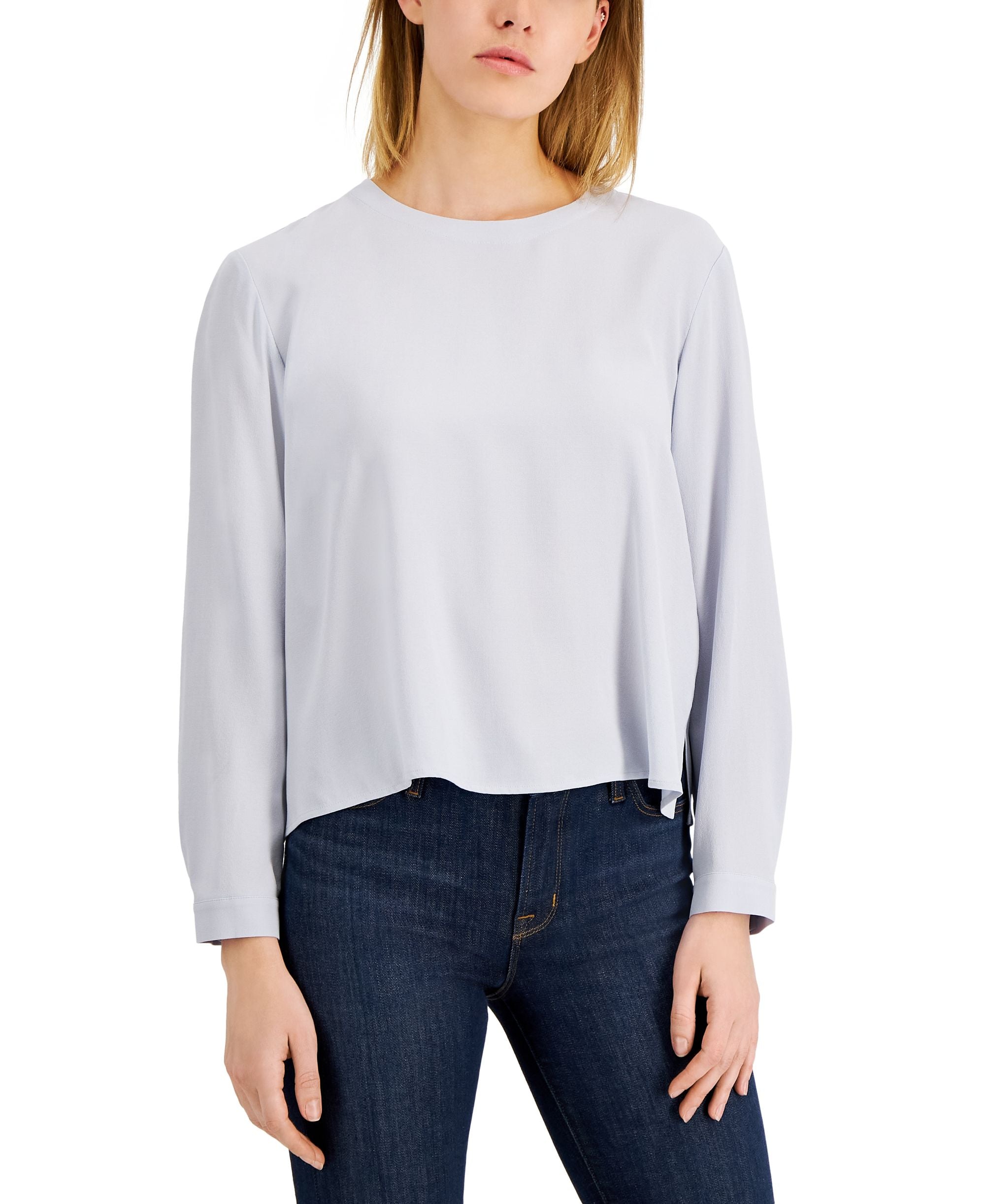 Eileen Fisher Womens Silk Top