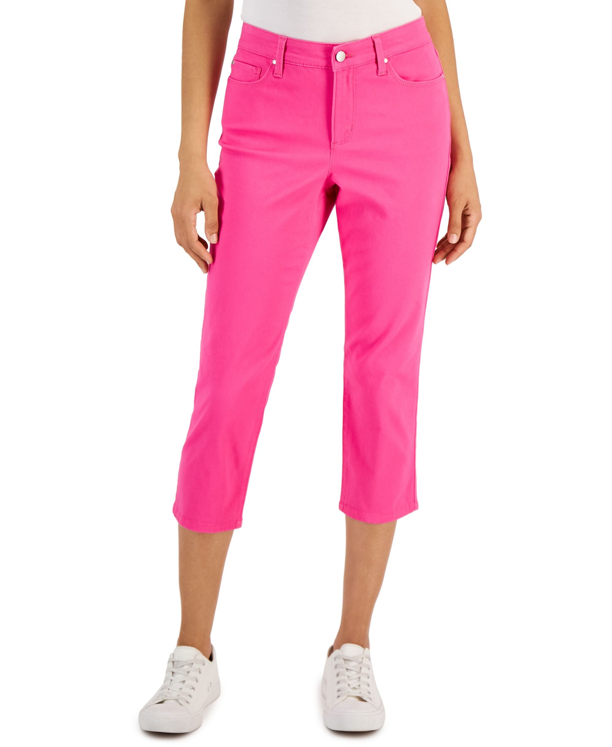 Charter Club Petite Tummy Control Bristol Capri Jeans