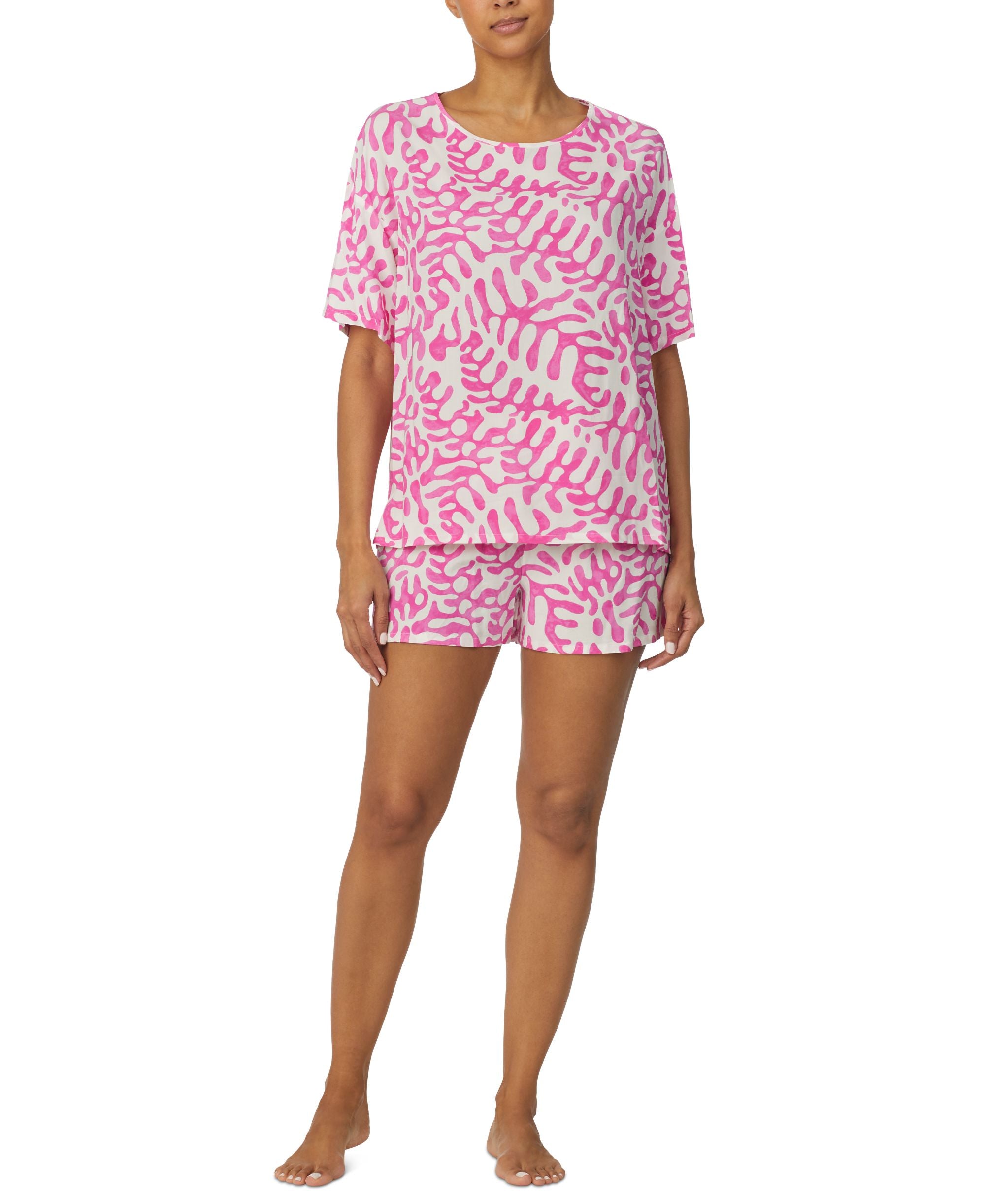 Refinery29 Woven Printed Shorts Sleep Set