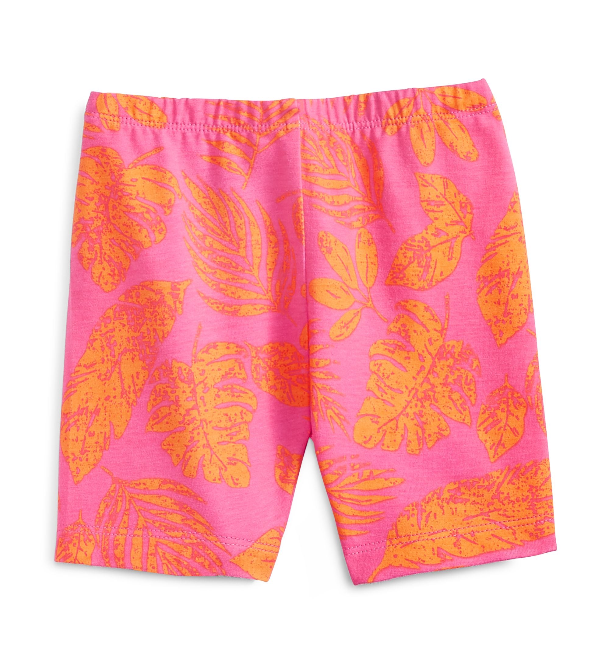 First Impressions Toddler Girls Palm Print Bike Shorts