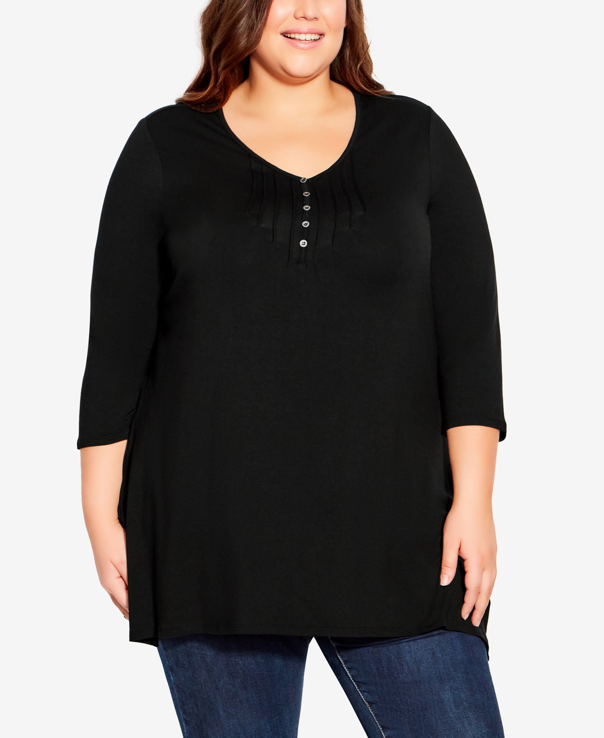 Plus Size Valerie Plain Top