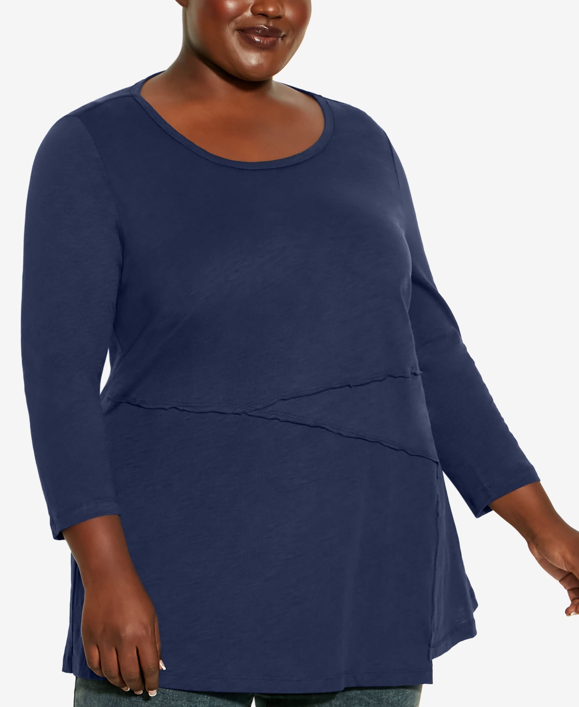 Plus Size Juliet Panel T-shirt