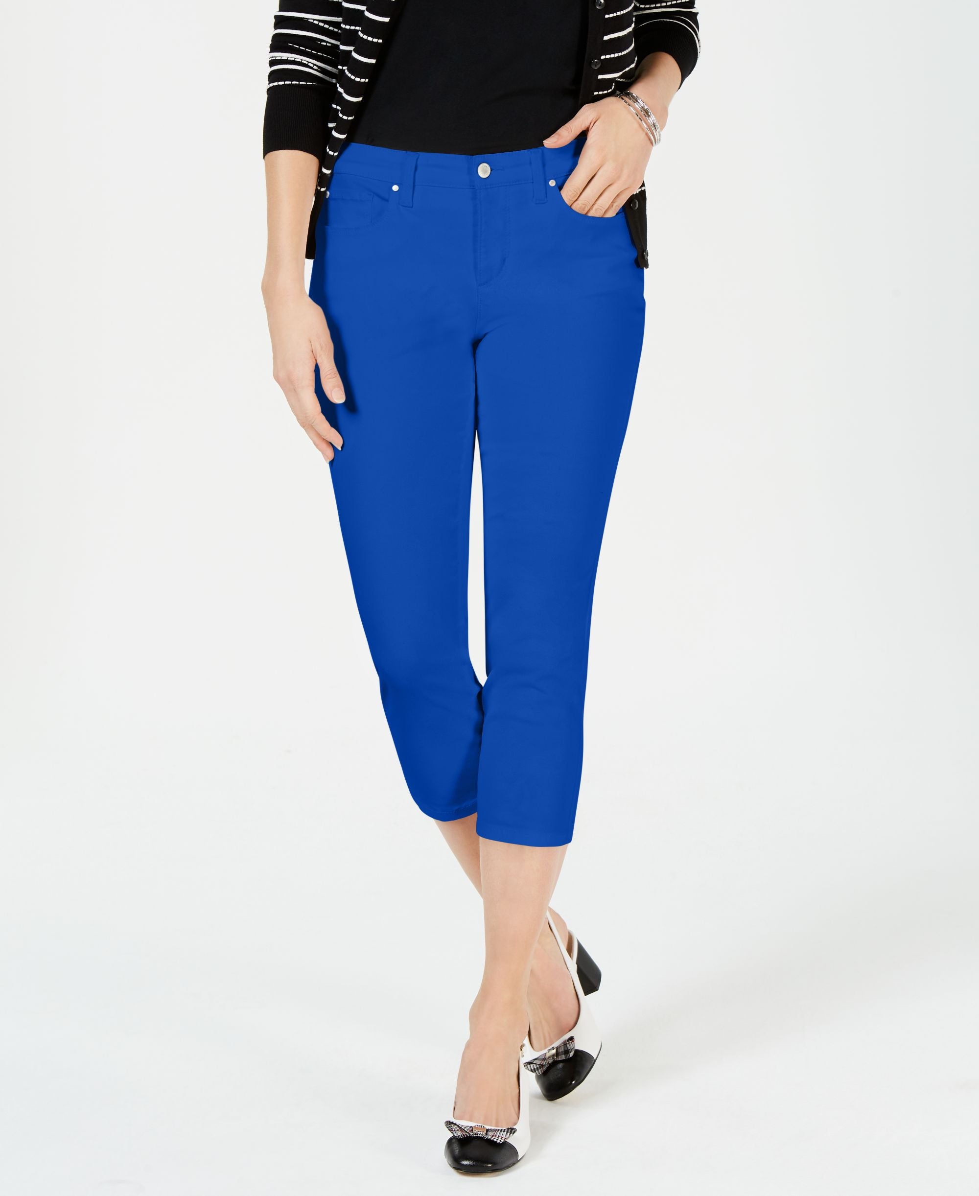 Charter Club Petite Tummy Control Bristol Capri Jeans