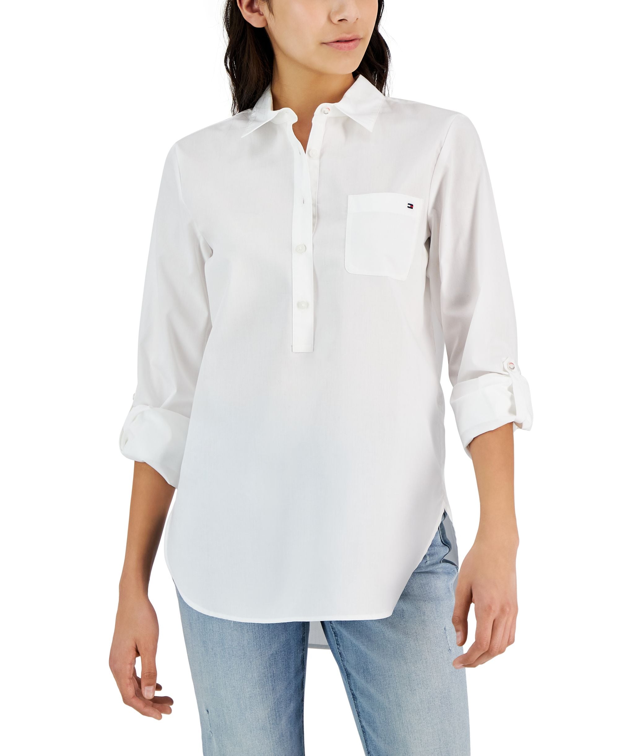 Women's Cotton Easy Care Popover Shirt