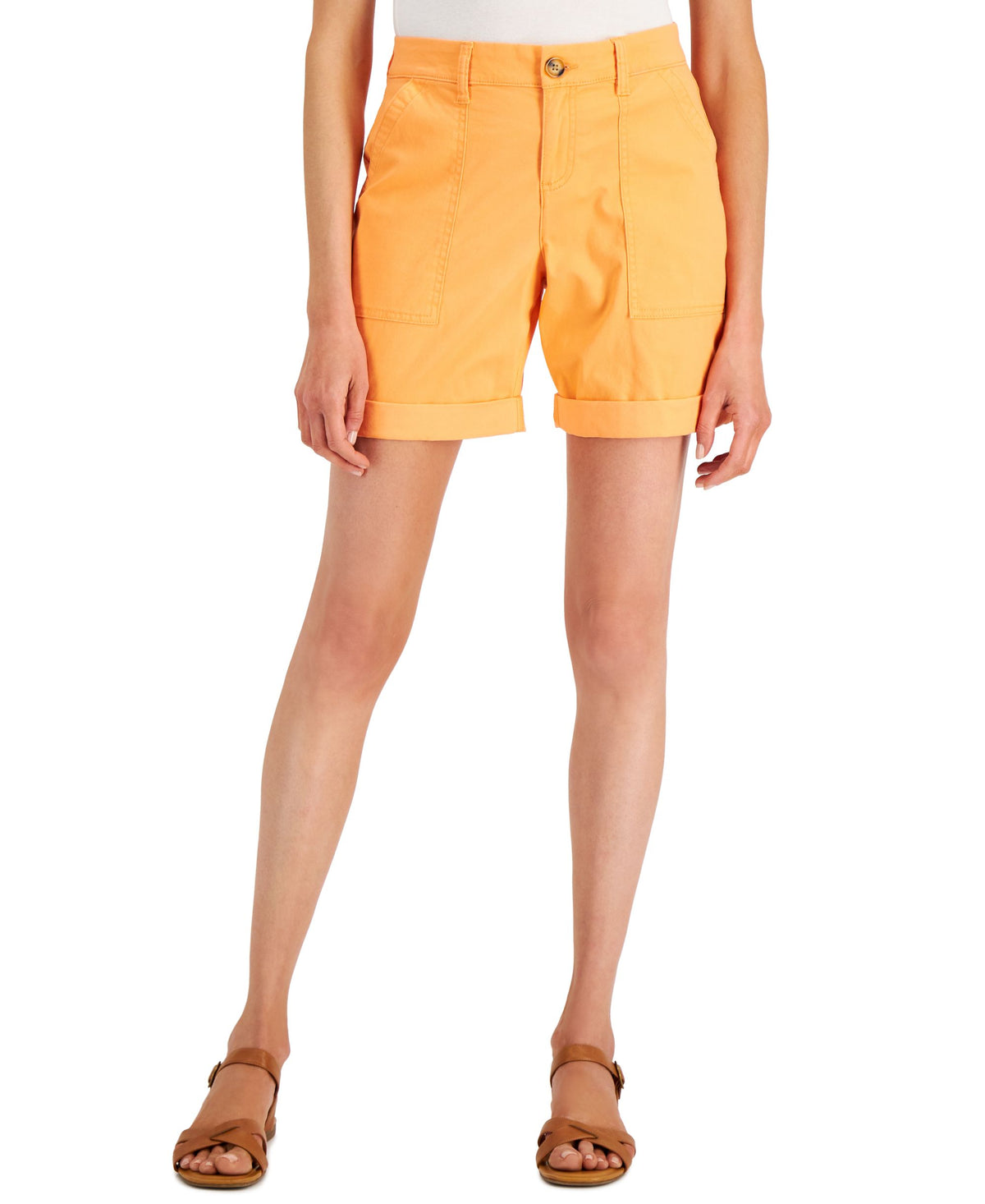 Style & Co Rolled Cuff Bermuda Shorts