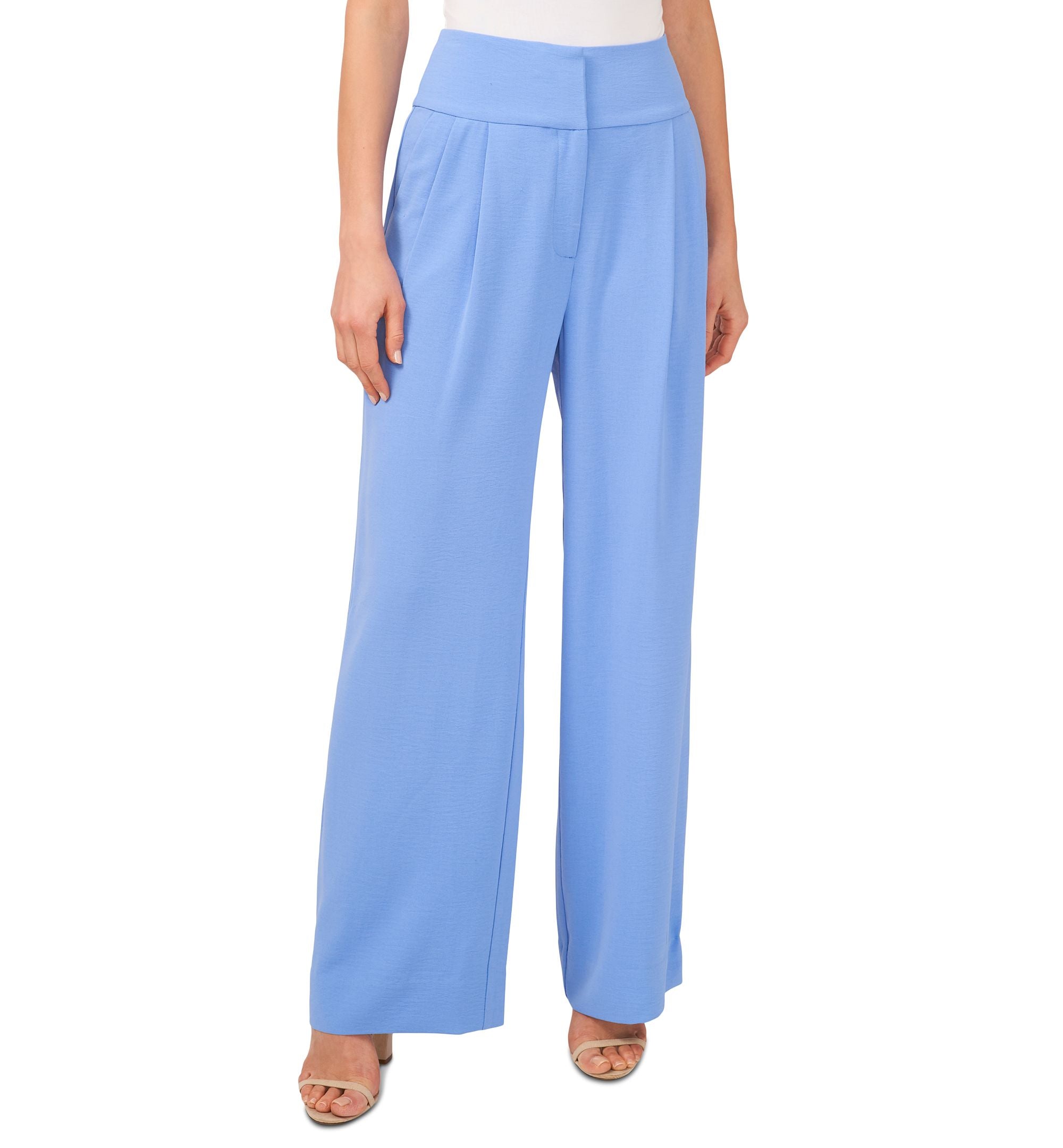 Cece Wide Leg Relaxed Twill Pant