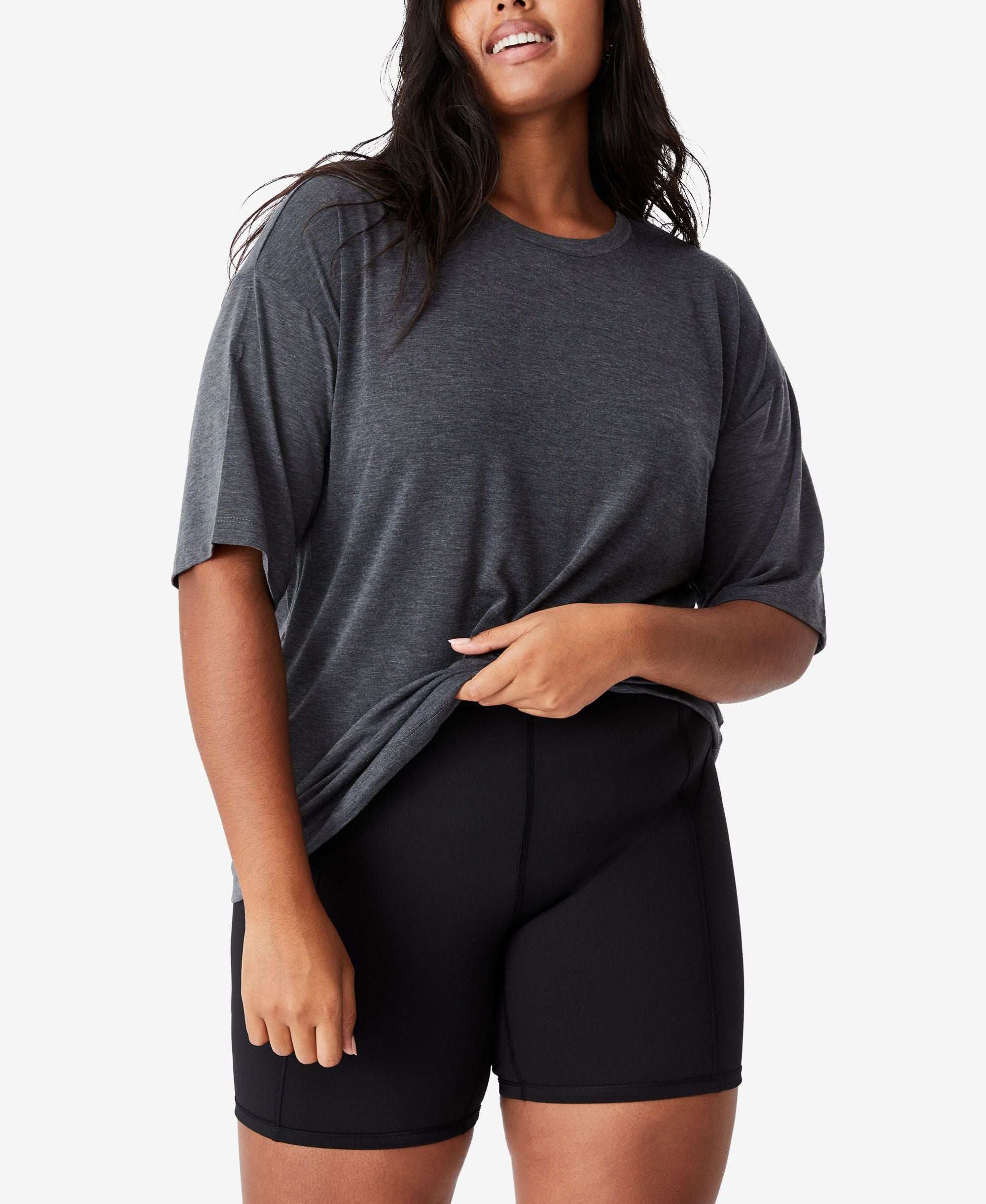 Trendy Plus Size Active Boyfriend T-Shirt