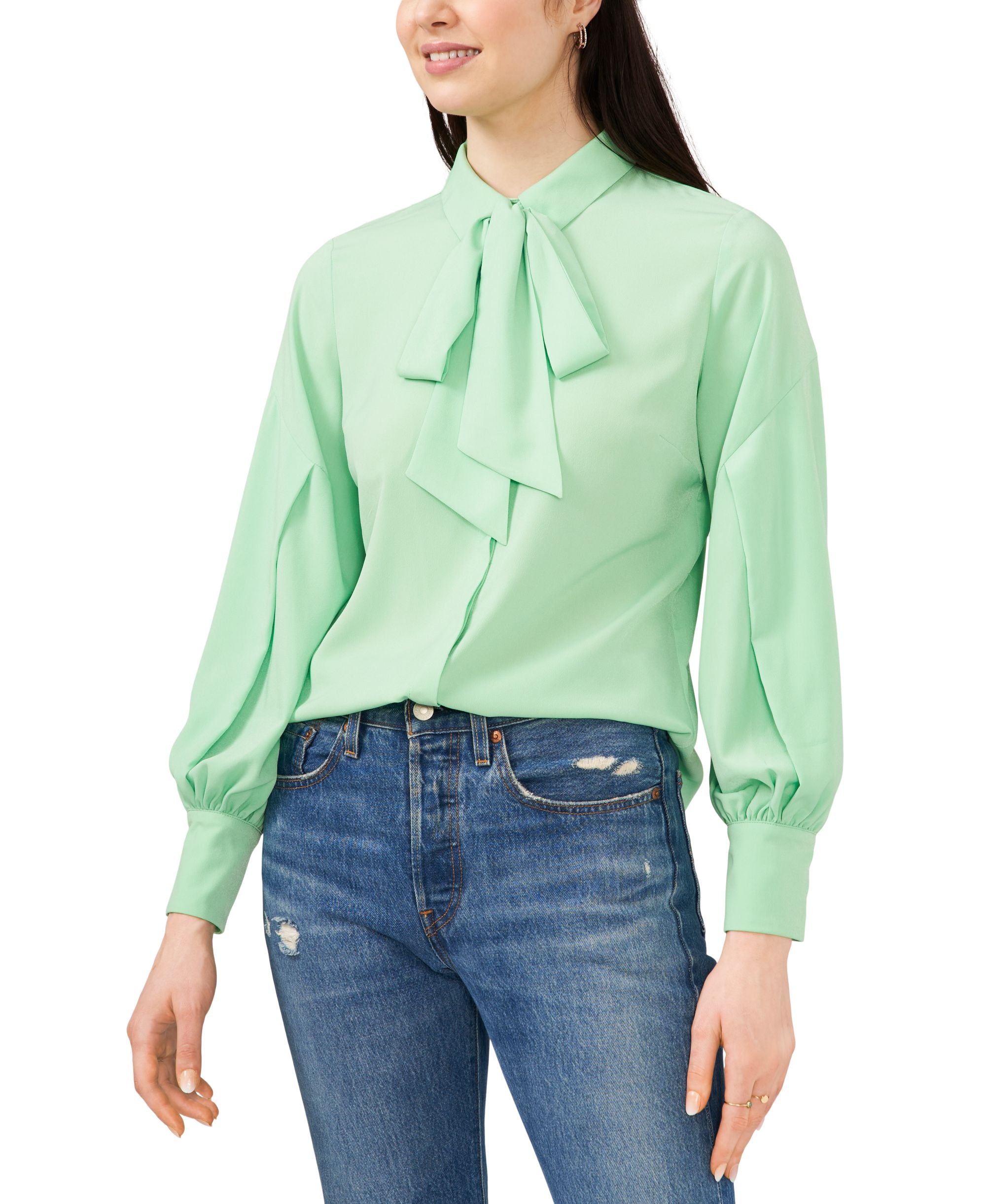 Riley Rae Camille Tie Neck Blouse