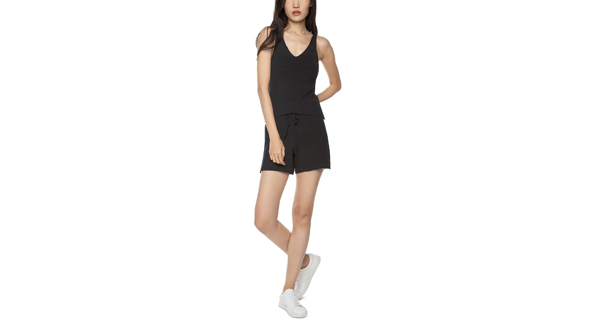 Black Tape Sweater Tank Top