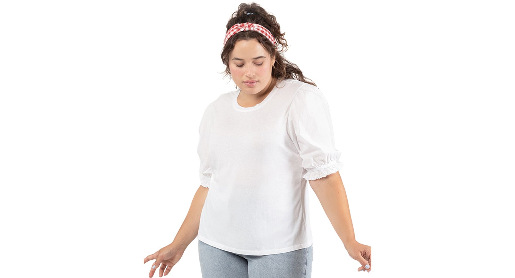 Trendy Plus Size Ruffled-Cuff Top