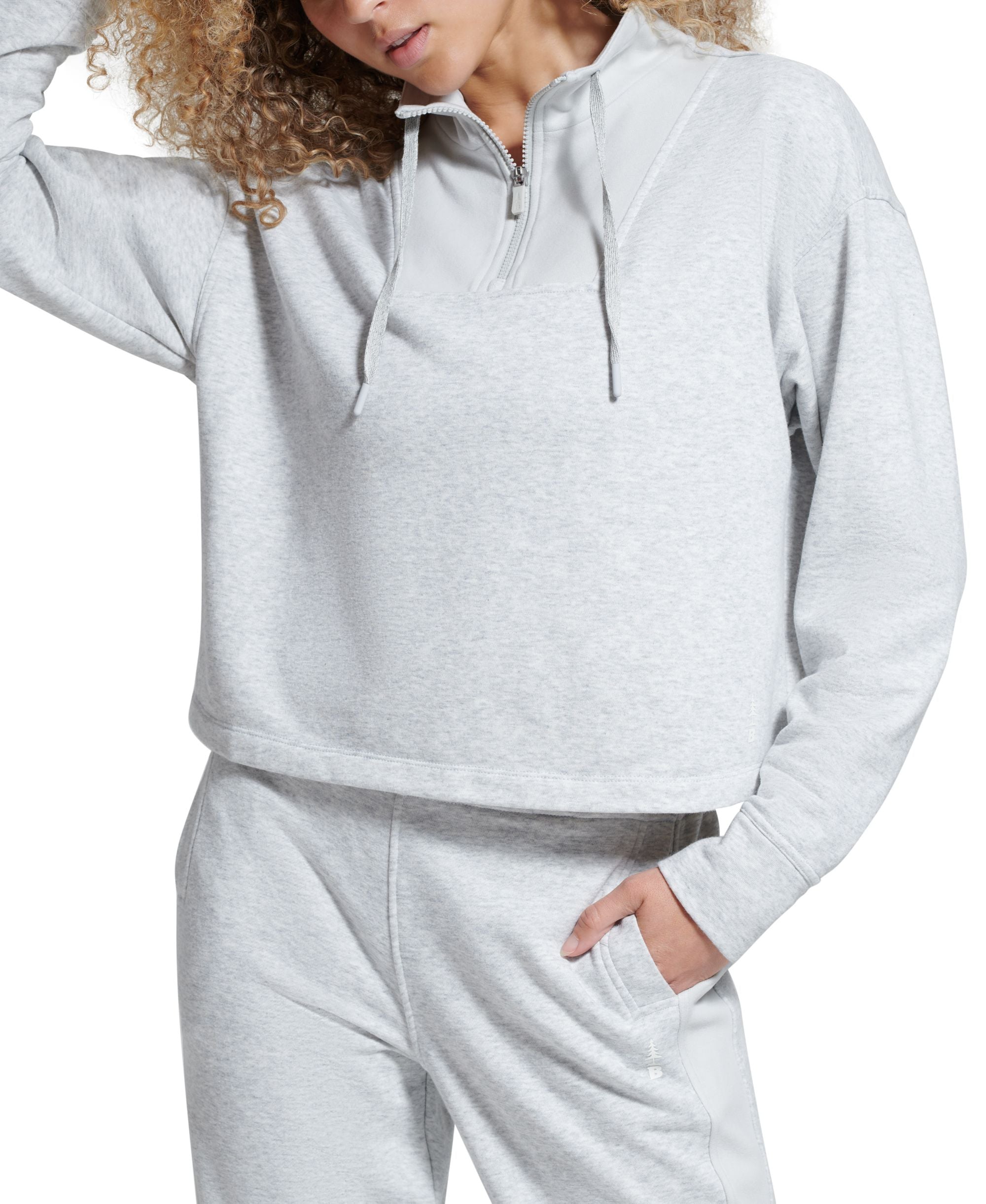 Bass Outdoor Womens Batona French Terry Half Zip Sweatshirt