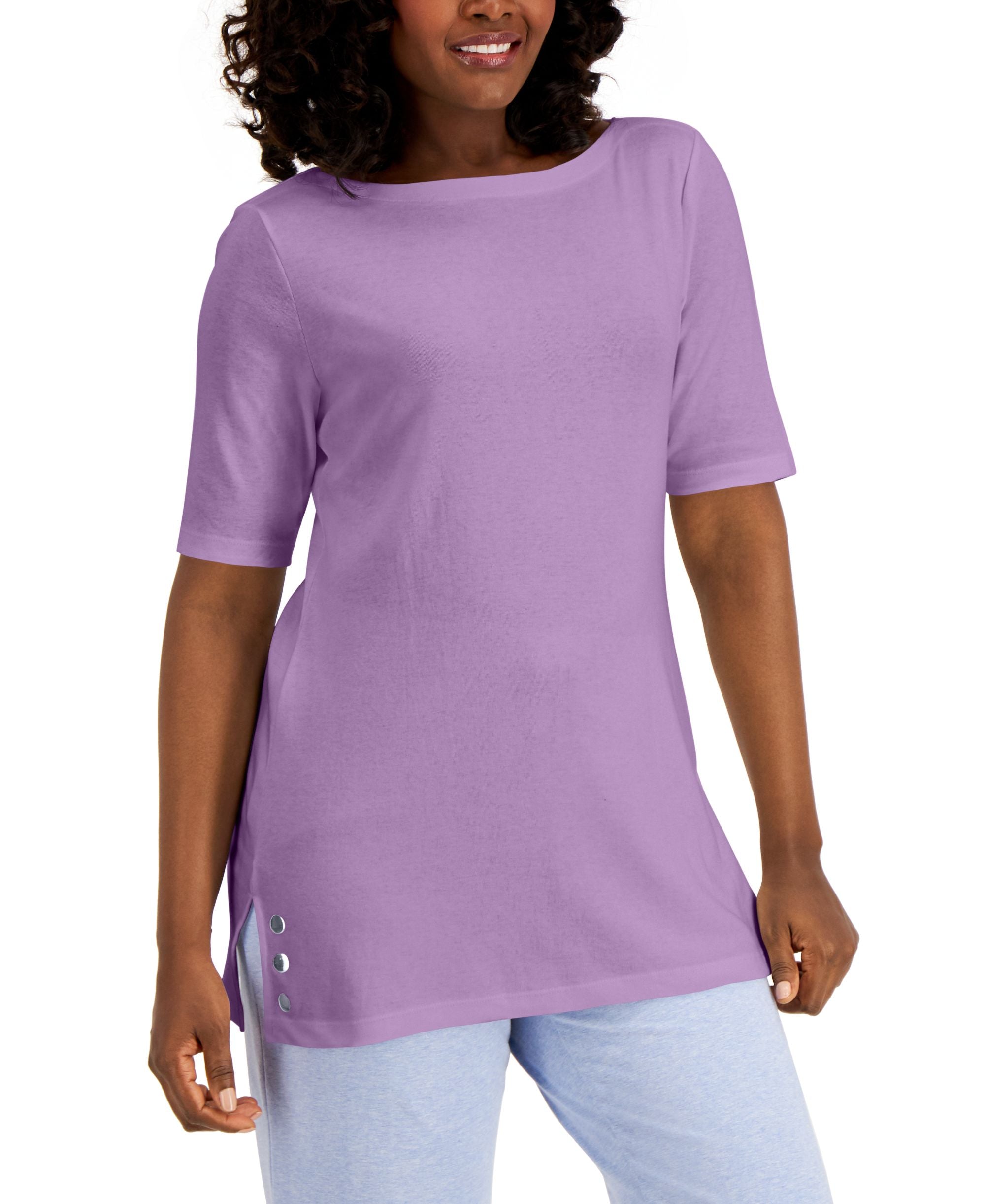 Karen Scott Embellished Tunic