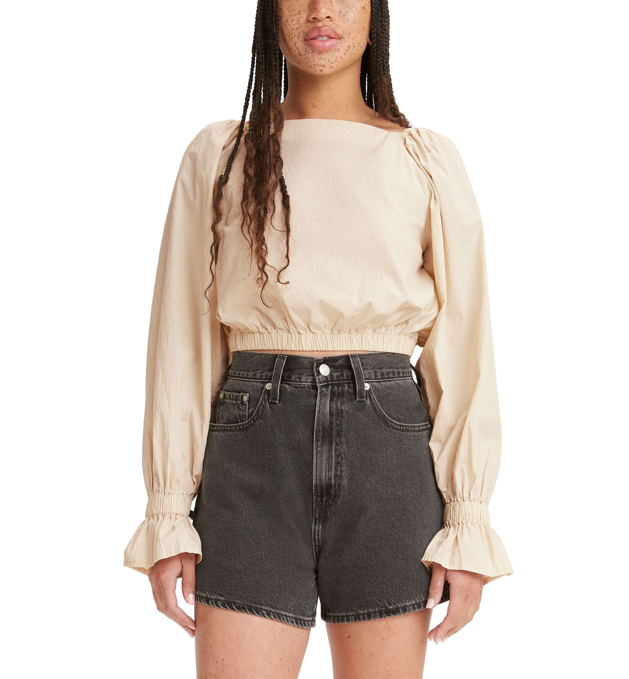 Daphne Cotton Scrunchie Blouse