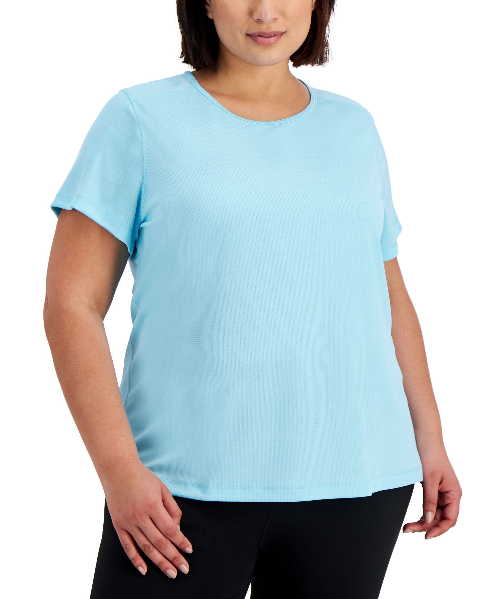 ID Ideology Plus Size Birdseye Mesh T-Shirt