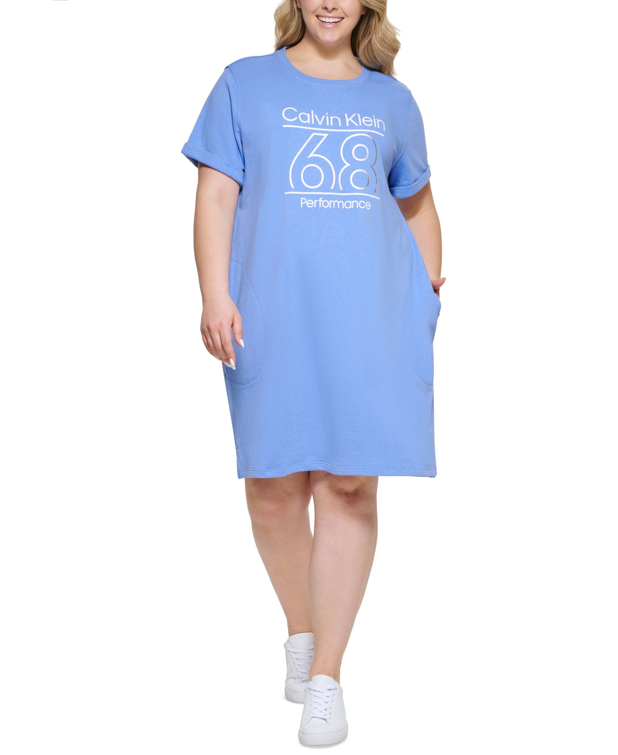 Calvin Klein Performance Plus Size Terry Sneaker Dress