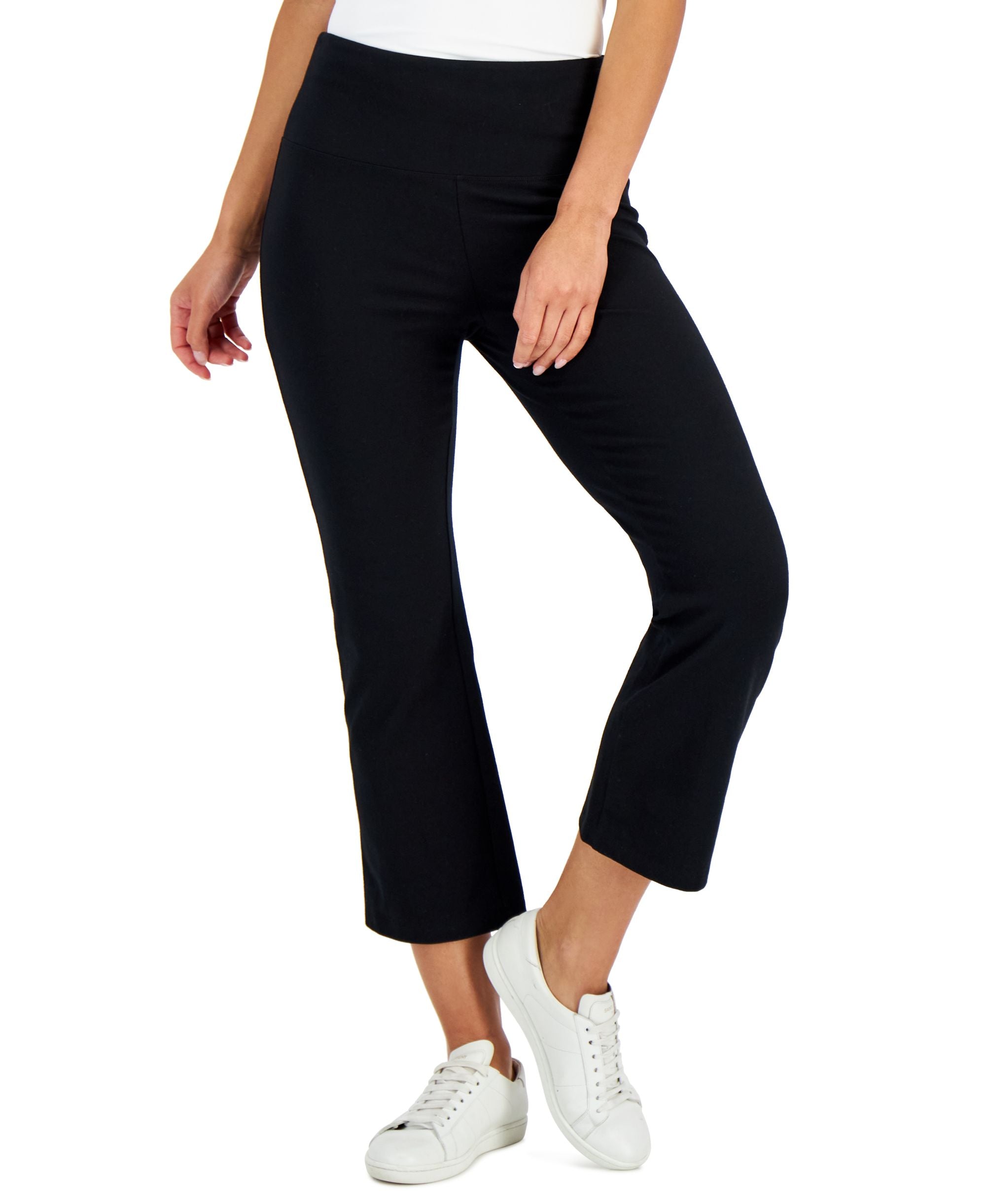 Style & Co Petite High Rise Cropped Flare Leggings