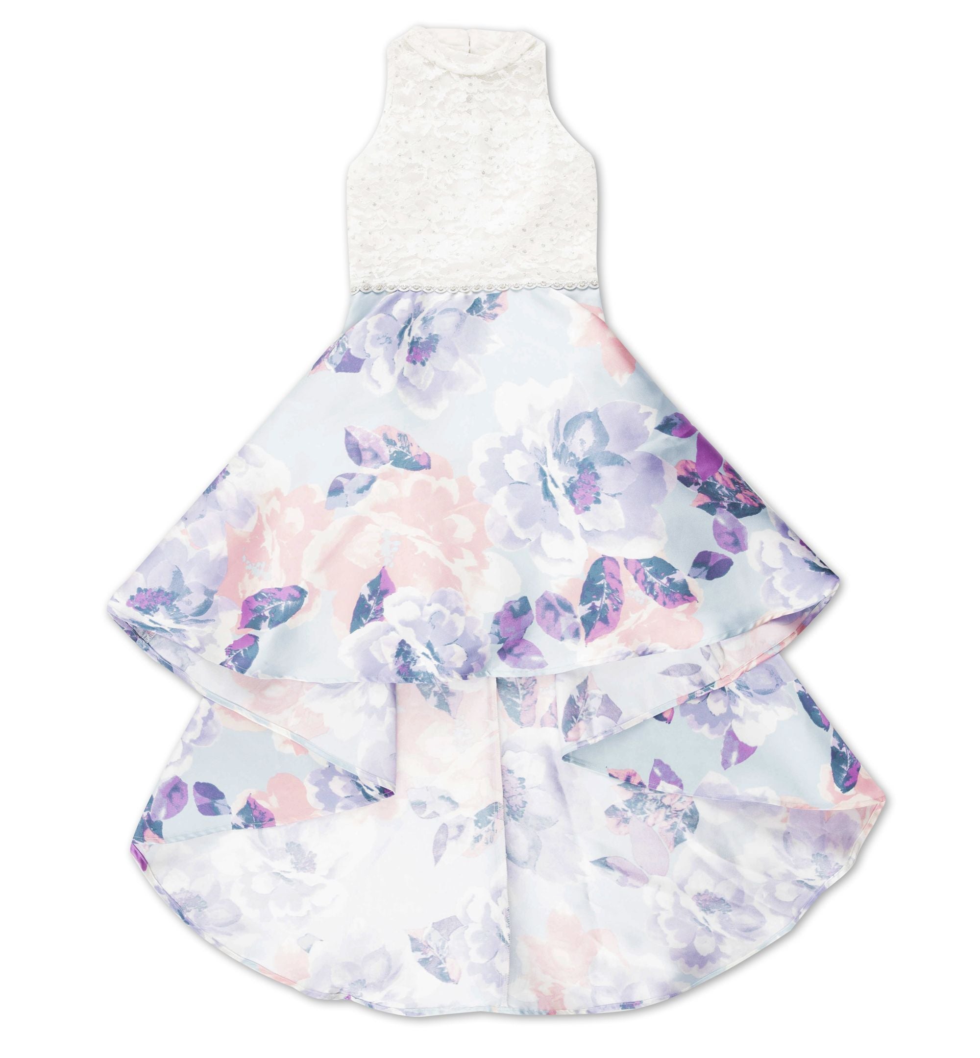 Speechless Big Girls Illusion Neck Dress