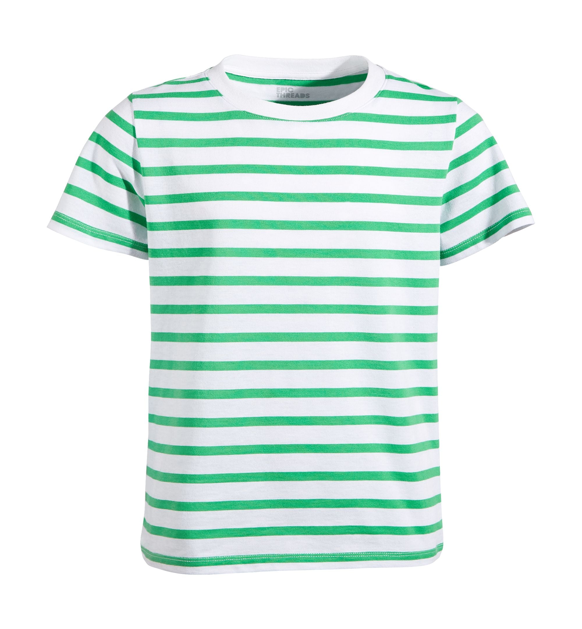 Epic Threads Big Boys Stripe Print T-Shirt