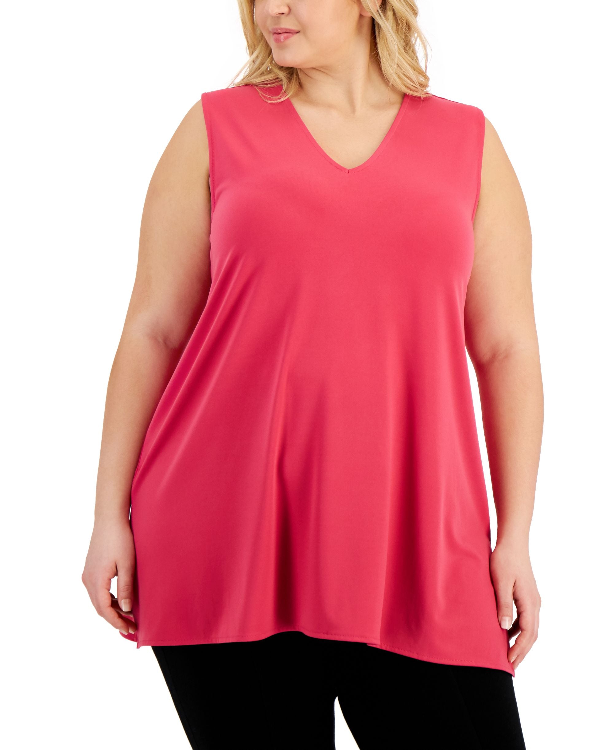Alfani Plus Size V Neck Tunic