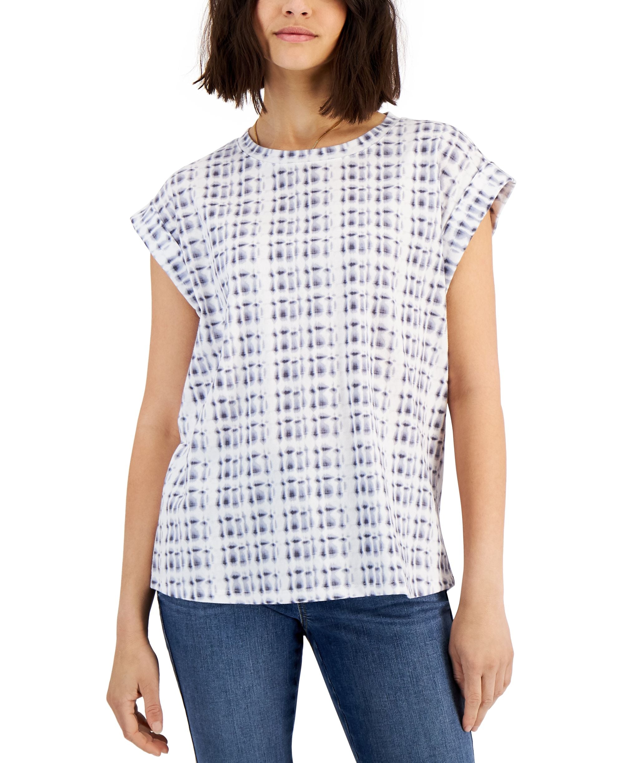 INC International Concepts Womens Printed T-Shirt