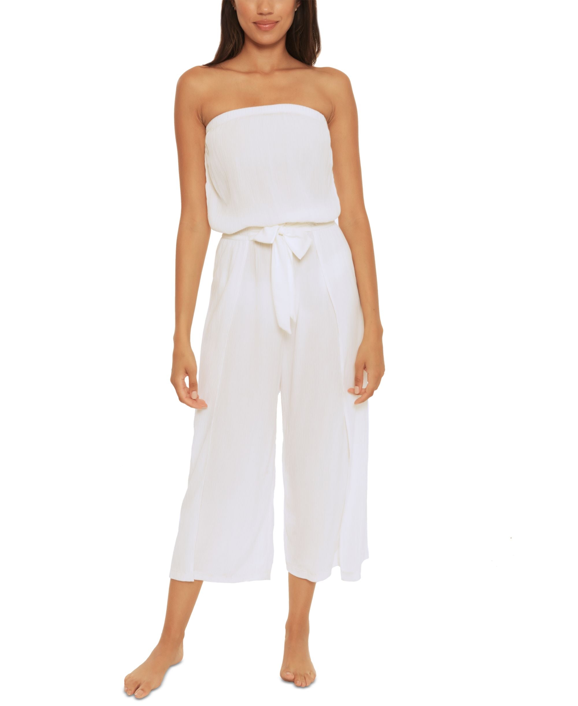 Ponza Cropped Cover-Up Jumpsuit