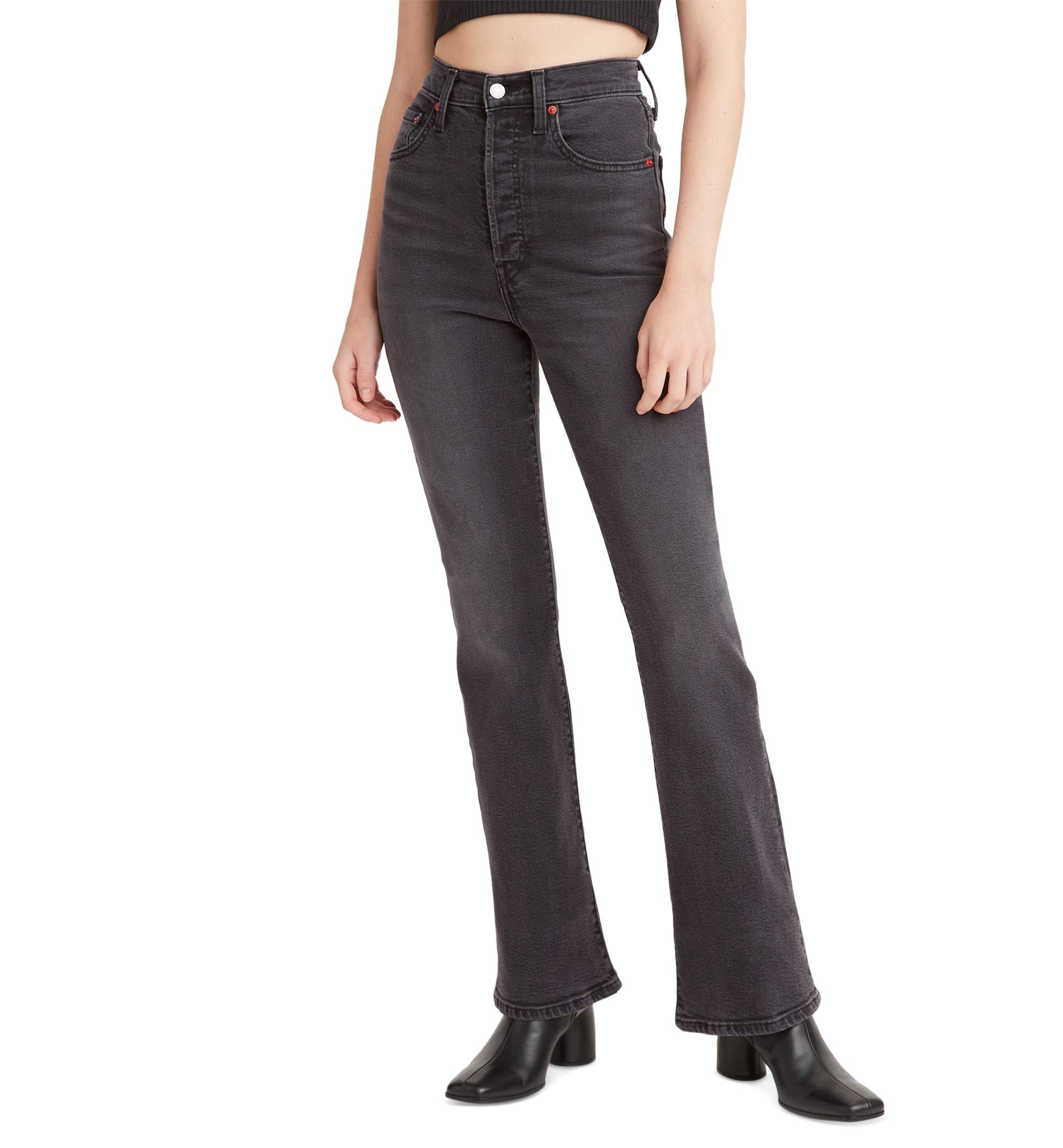 Highest High Rise Straight-Leg Ribcage Boot