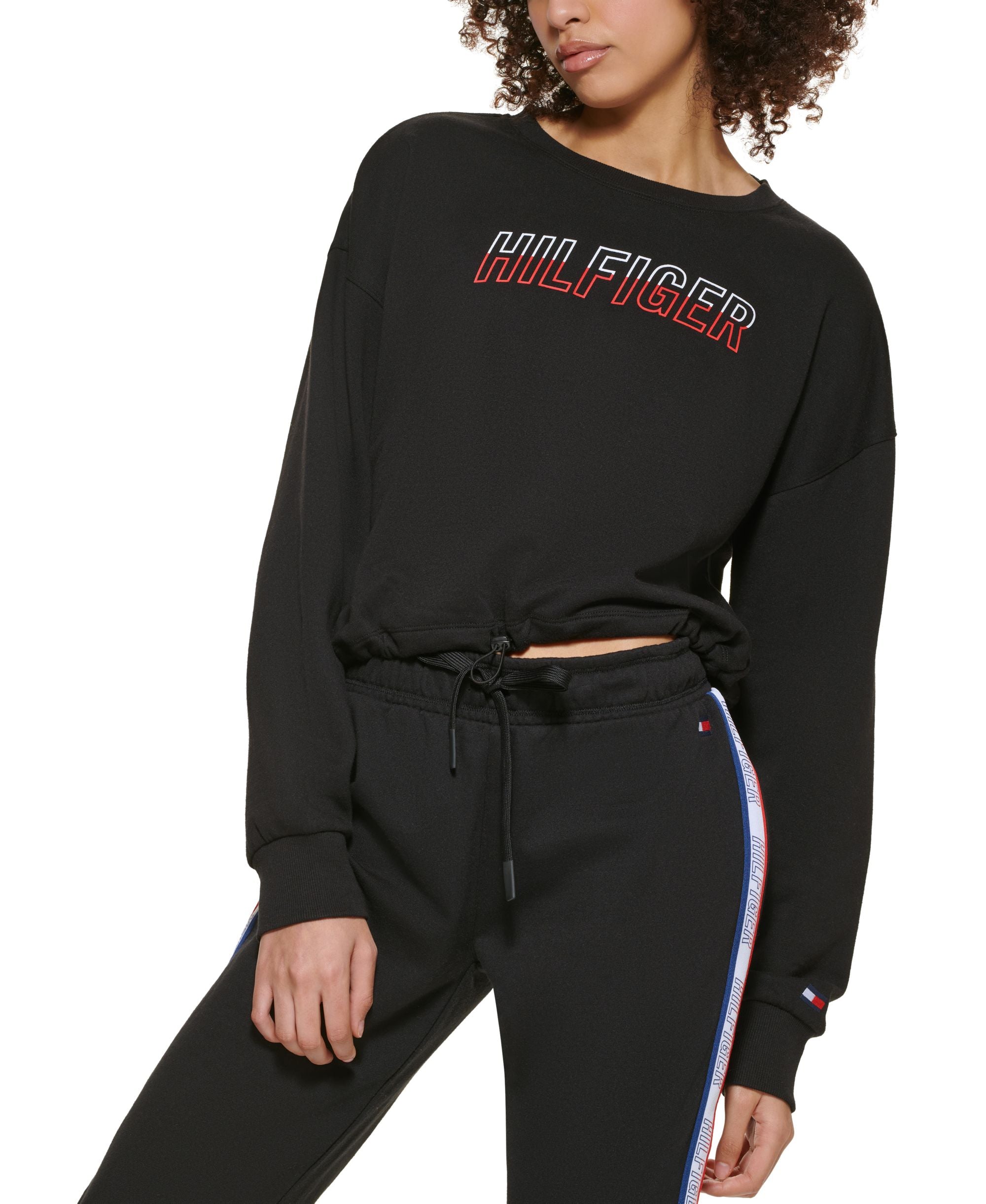 Tommy Hilfiger Sport Womens Cutout Sweatshirt