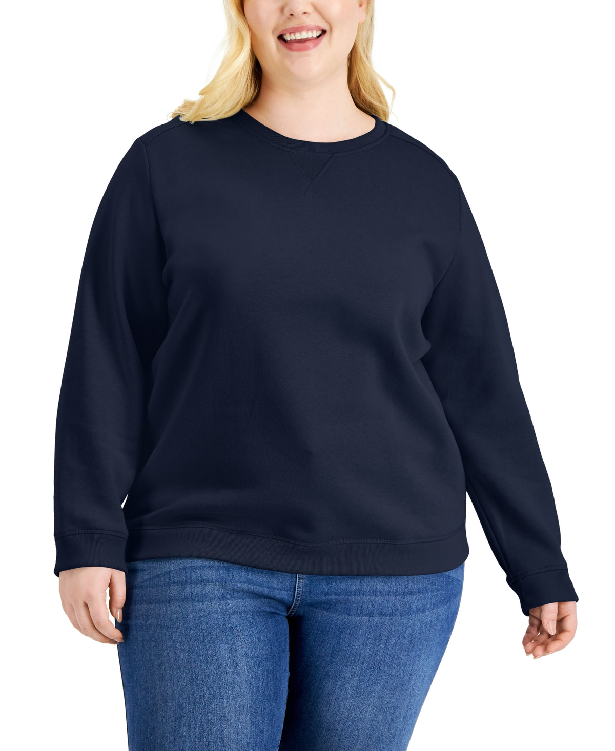 Plus Size Crewneck Sweatshirt